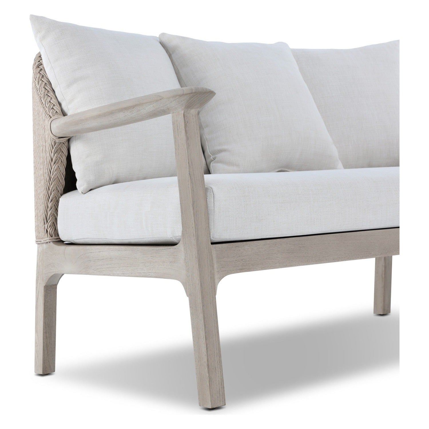 Four Hands Gelina Vergo Cream 53in Outdoor Sofa