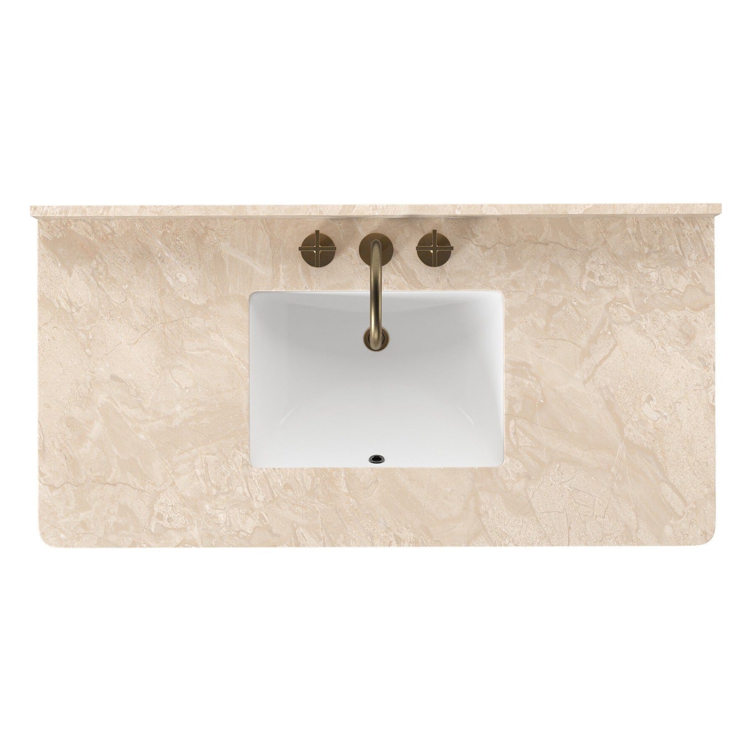 Four Hands Brookhurst Satin Drifted Oak Single Wide Vanity