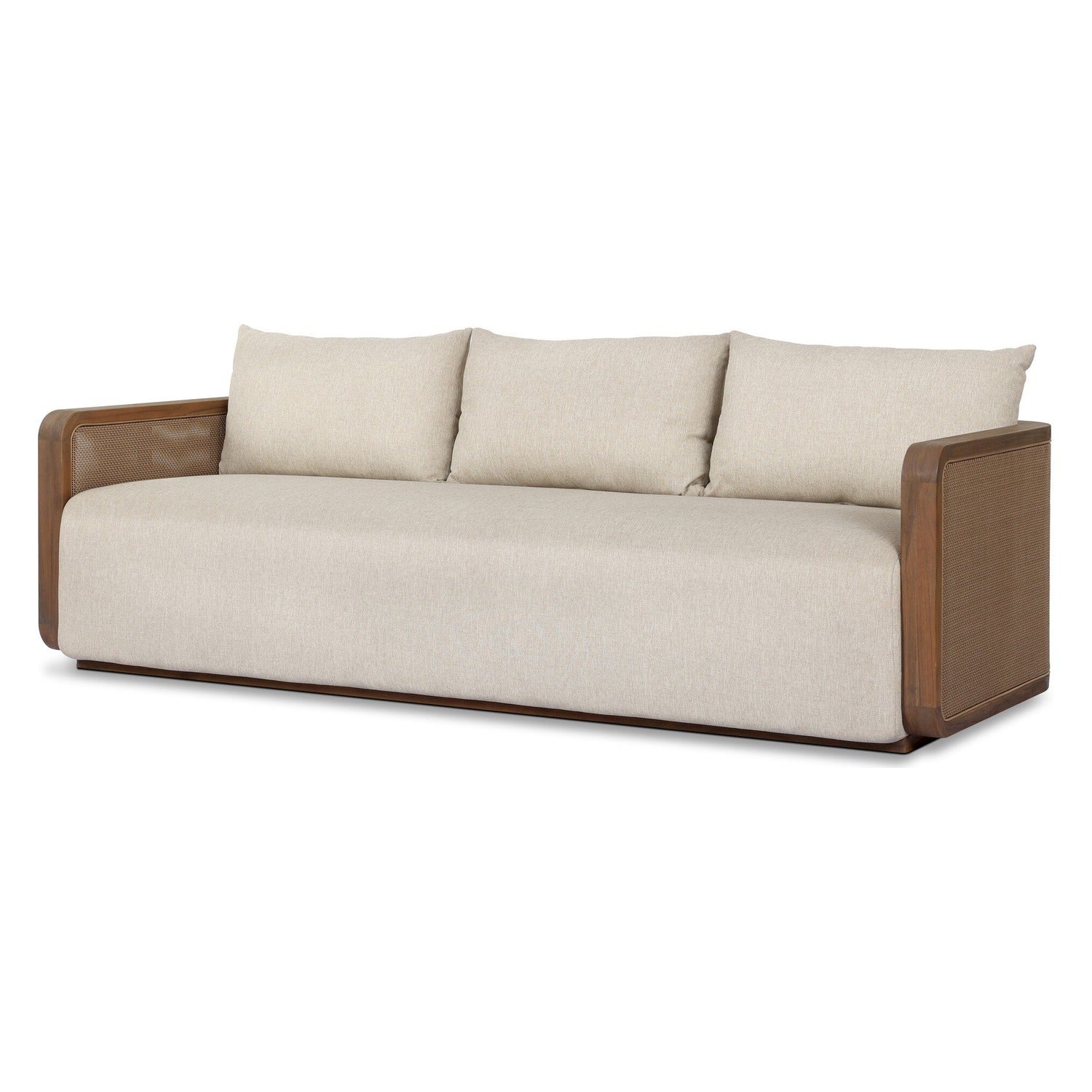 Four Hands Reiner Ellor Beige 96in Outdoor Sofa