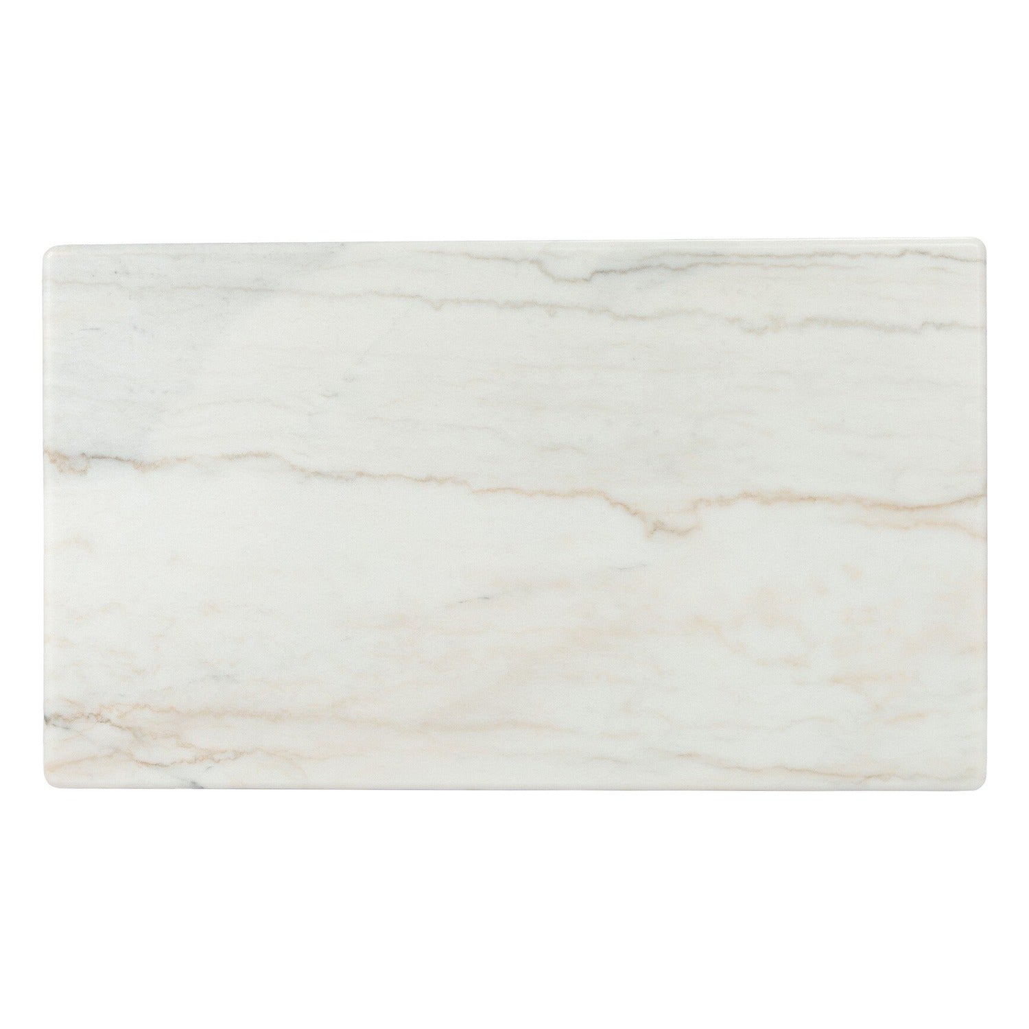 Four Hands Idalia White Marble Outdoor Coffee Table