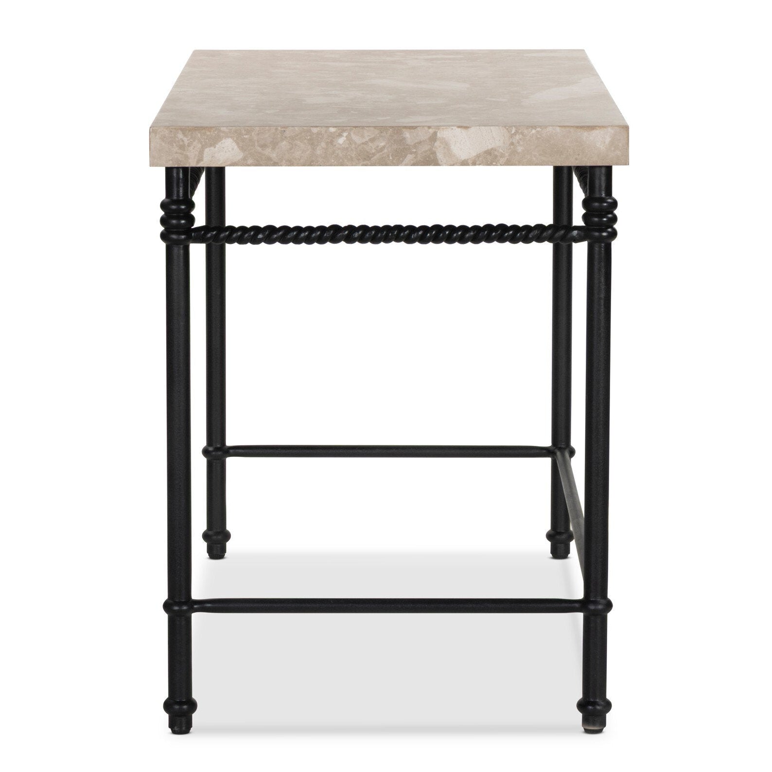 Four Hands Cassia Textured Dark Bronze Desk side profile