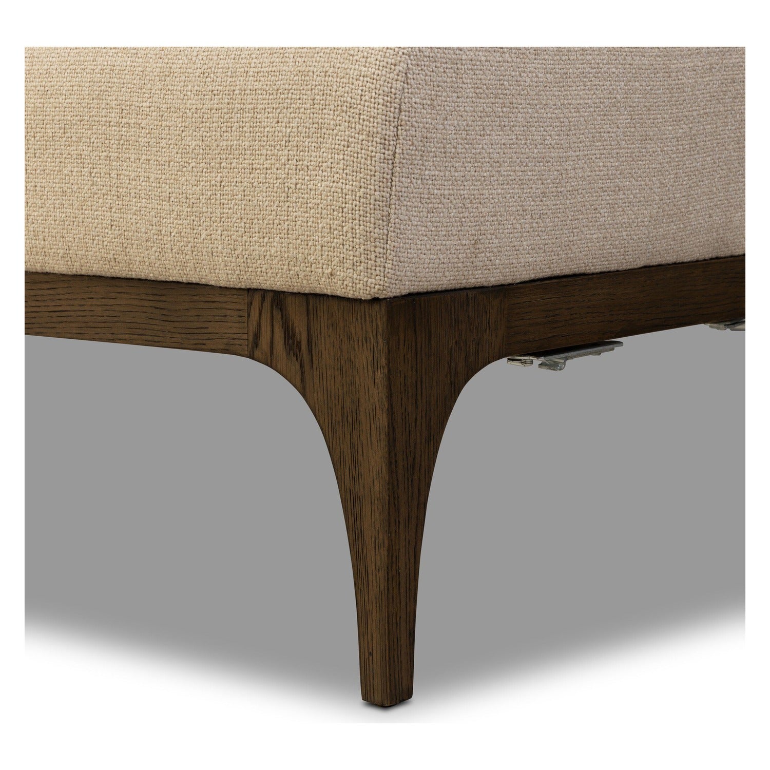 Four Hands Ellington Irving Taupe 49in Banquette Dining Bench