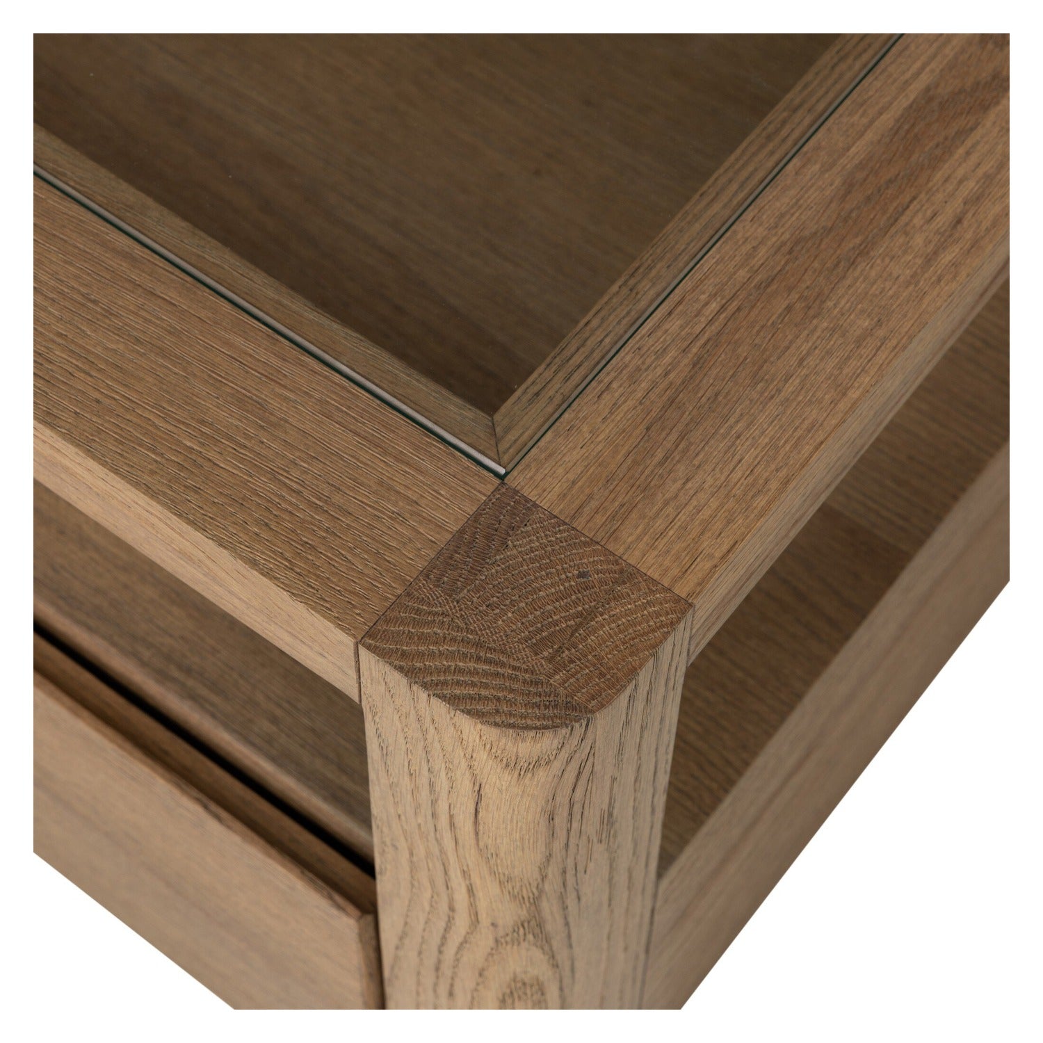 Four Hands Shiloh Tempered Glass Coffee Table