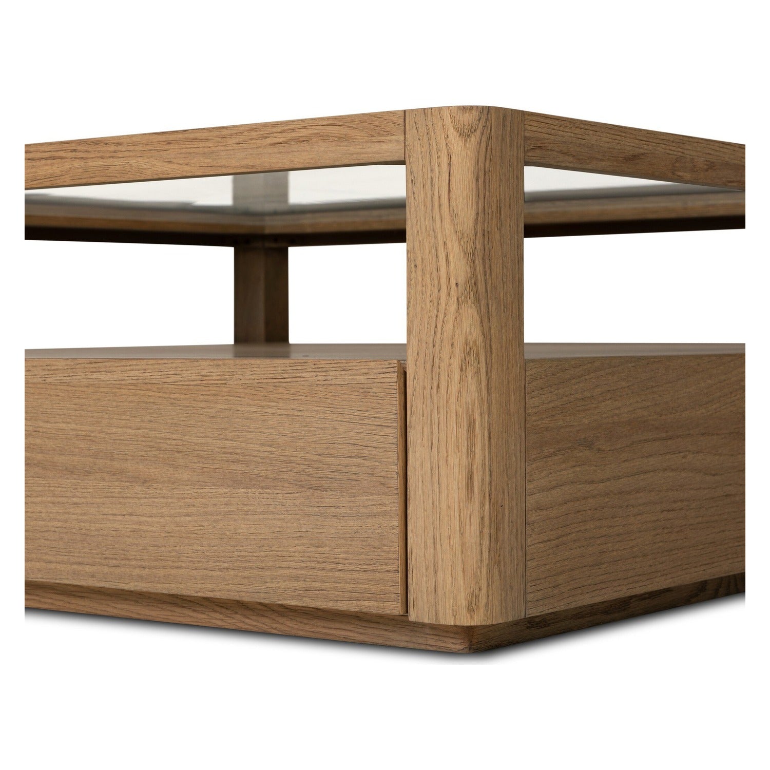Four Hands Shiloh Tempered Glass Coffee Table