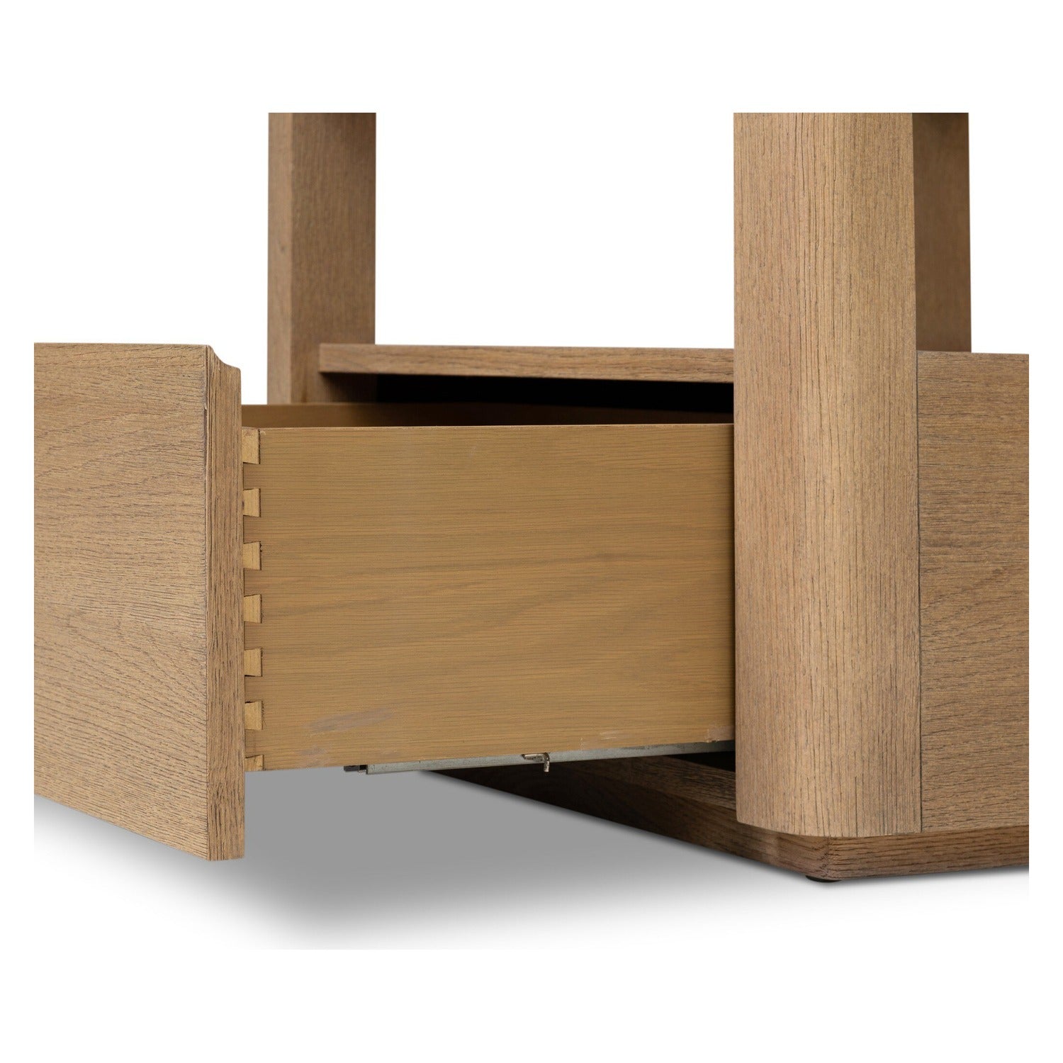Four Hands Shiloh Tempered Glass End Table