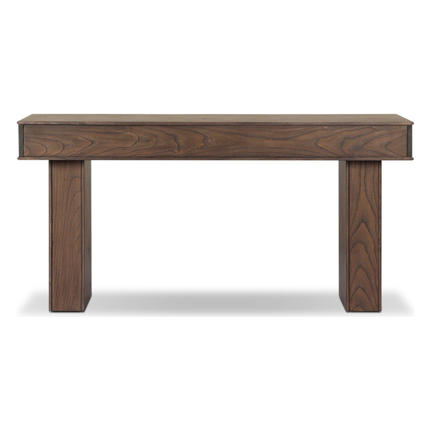 Four Hands Soloman Stained Saddle Brown Console Table