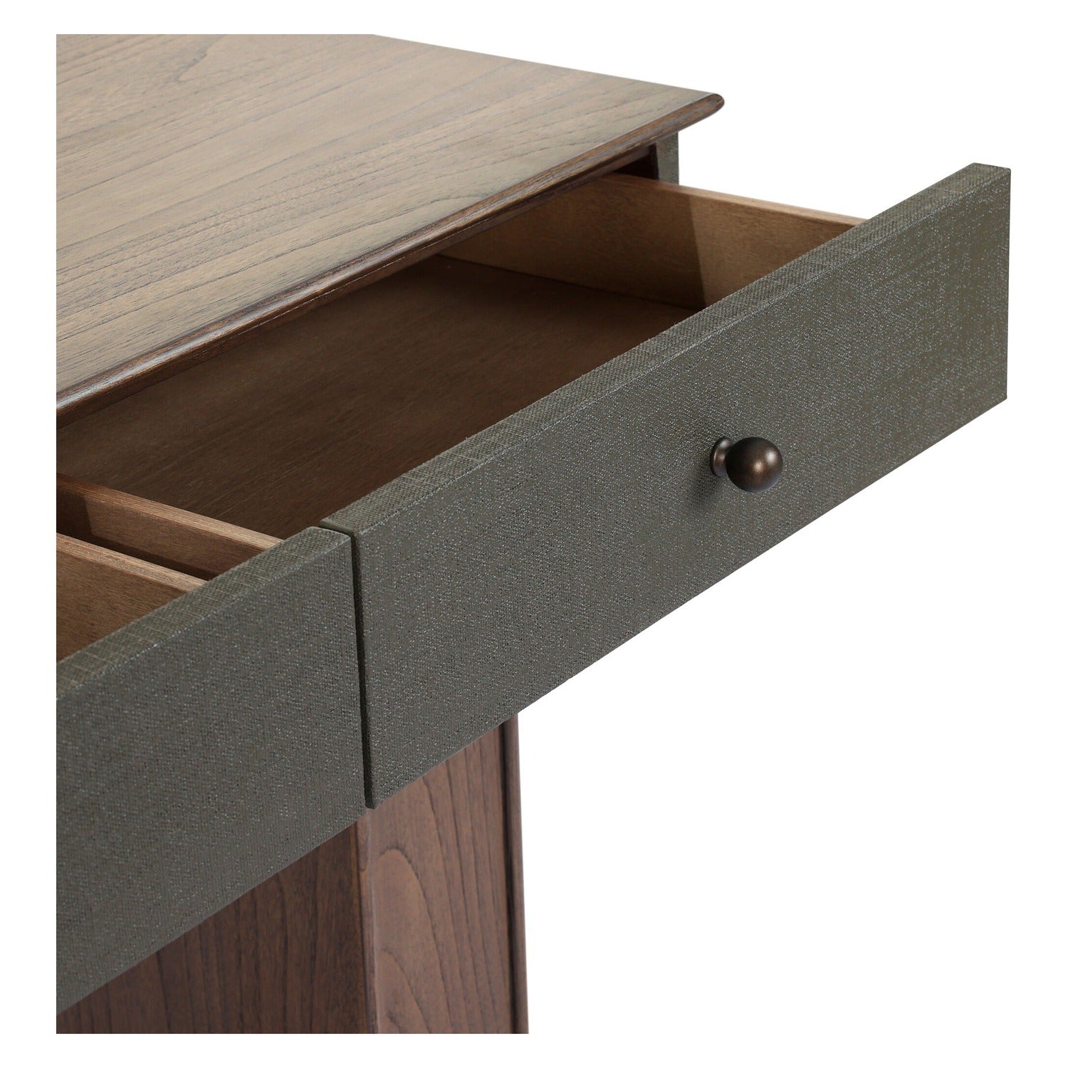 Four Hands Soloman Stained Saddle Brown Console Table