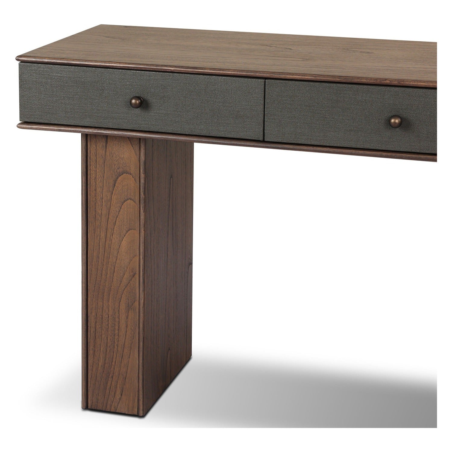 Four Hands Soloman Stained Saddle Brown Console Table
