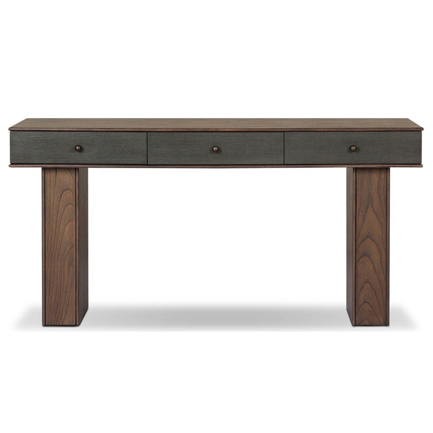Four Hands Soloman Stained Saddle Brown Console Table