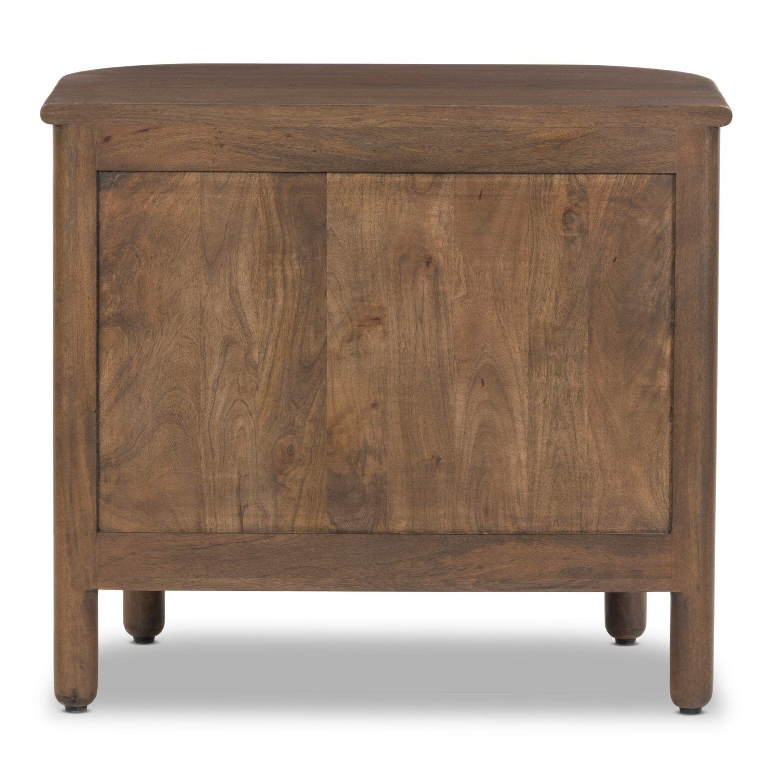 Four Hands Divion Warm Brown Mango Nightstand back view