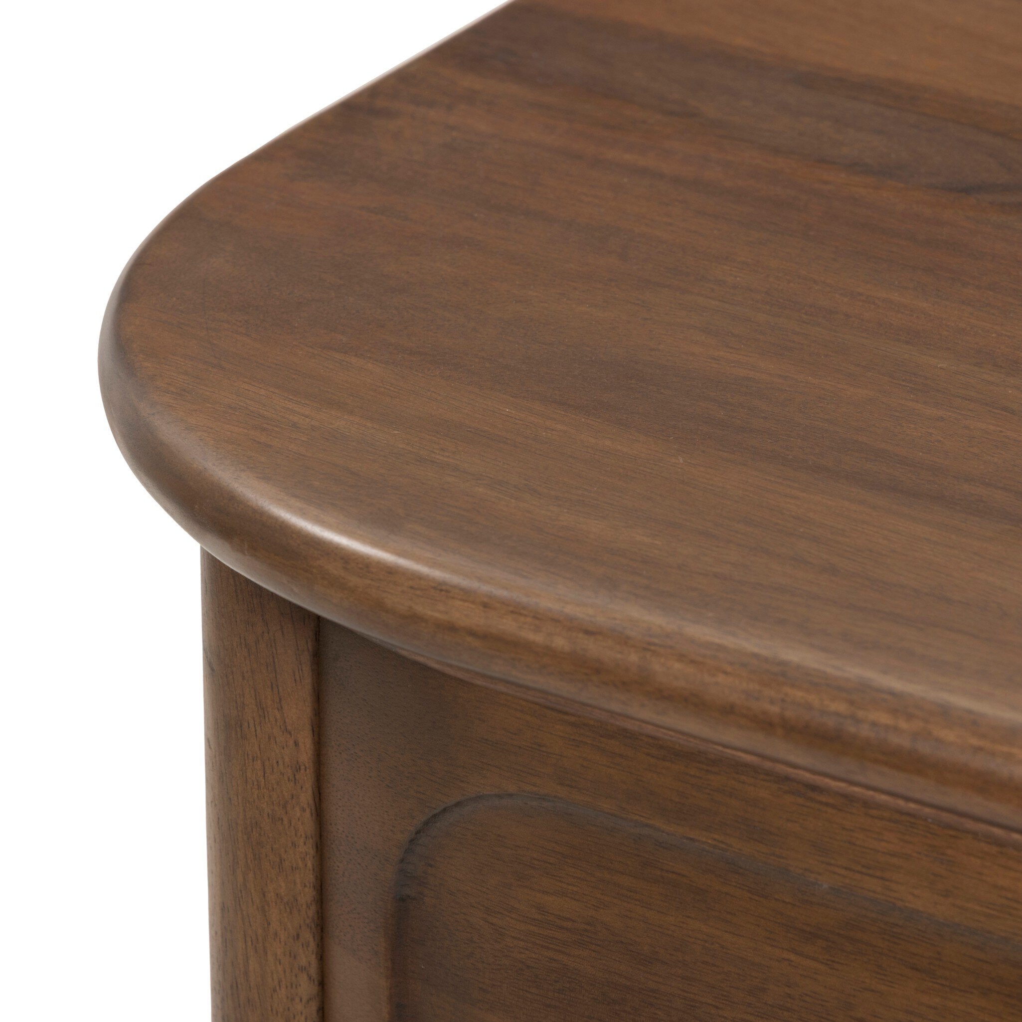 Four Hands Divion Warm Brown Mango Nightstand — Dark Bronze