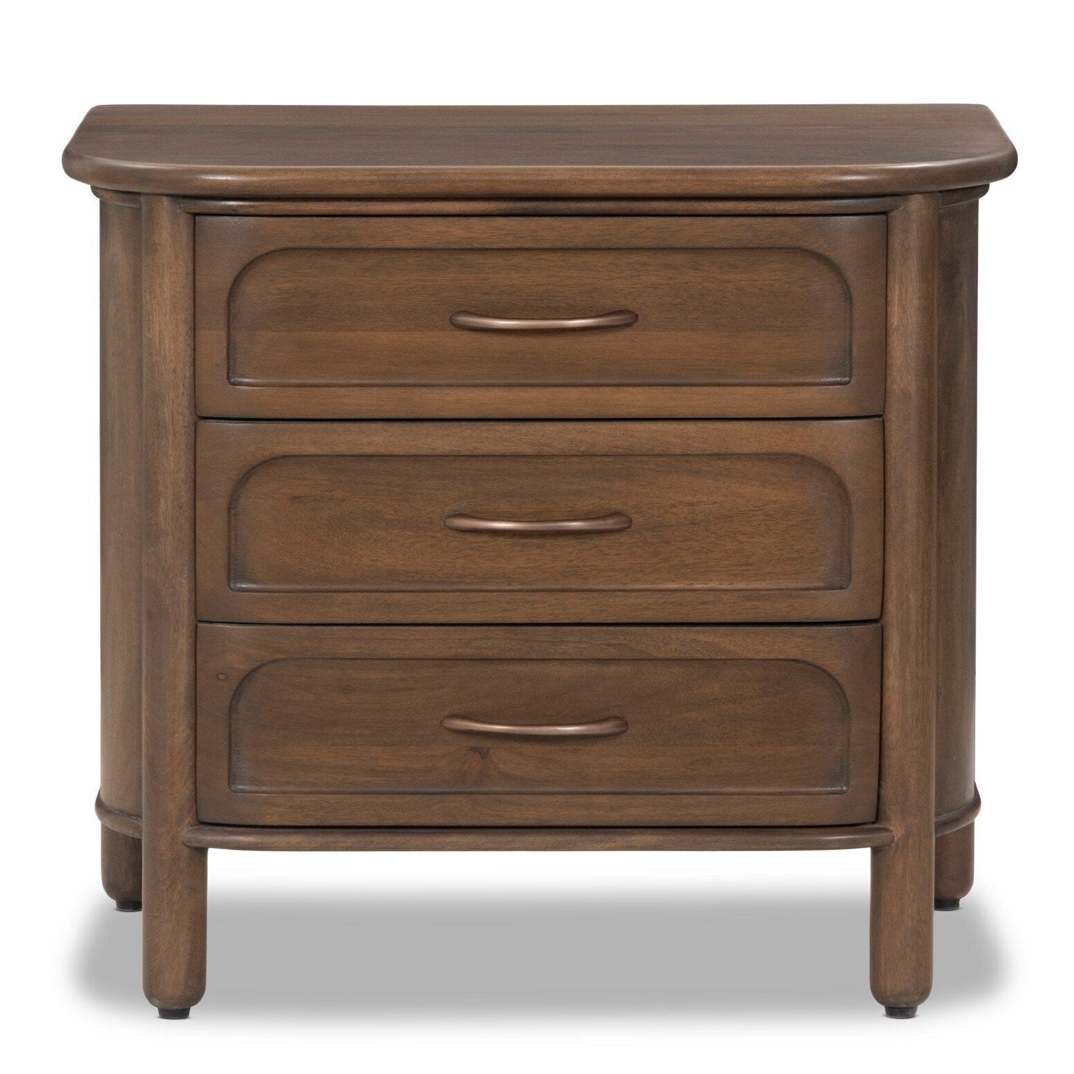 Four Hands Divion Warm Brown Mango Nightstand front view