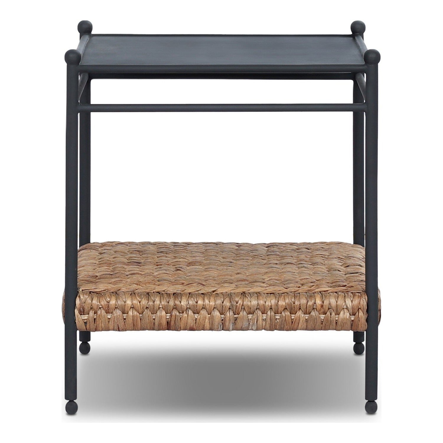 Four Hands Evanne Charcoal Iron End Table Set of 2