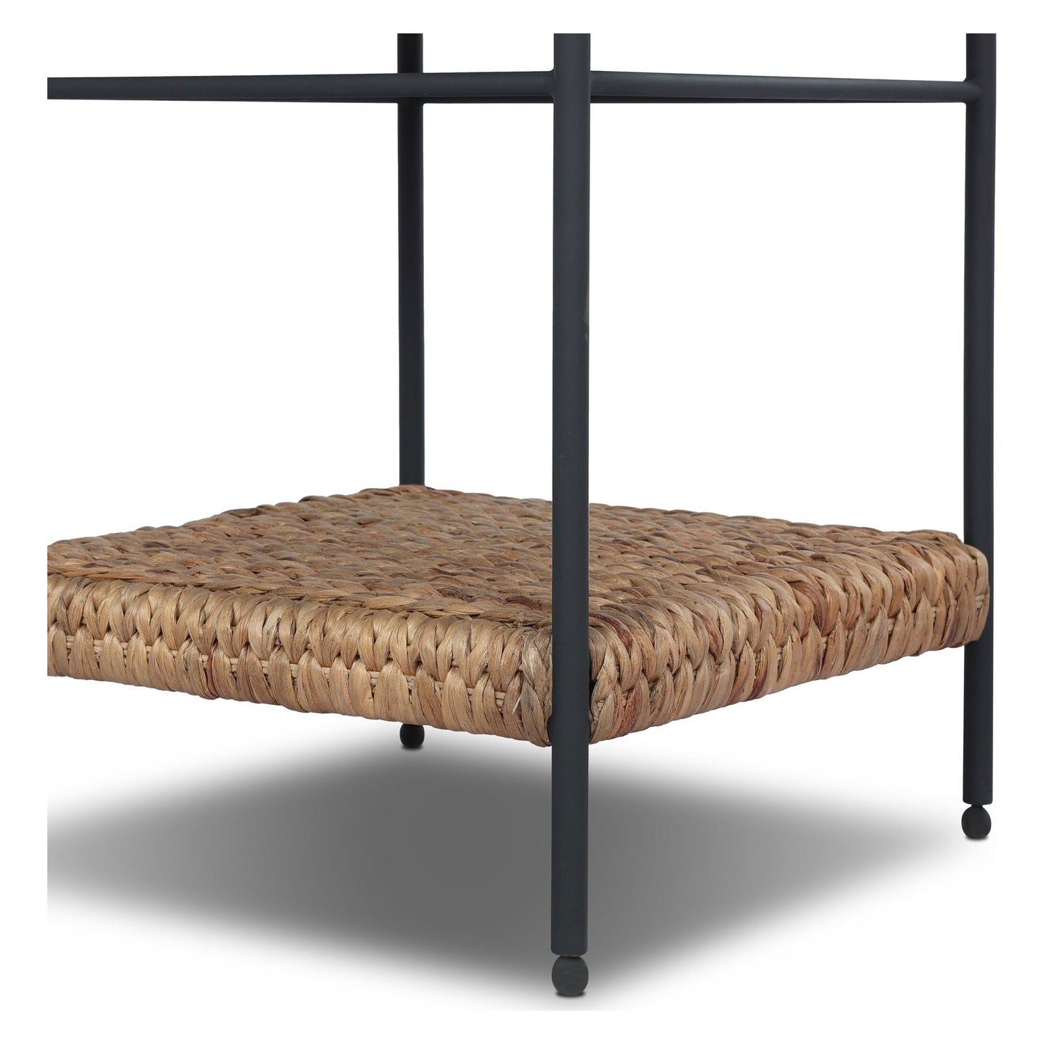 Four Hands Evanne Charcoal Iron End Table Set of 2