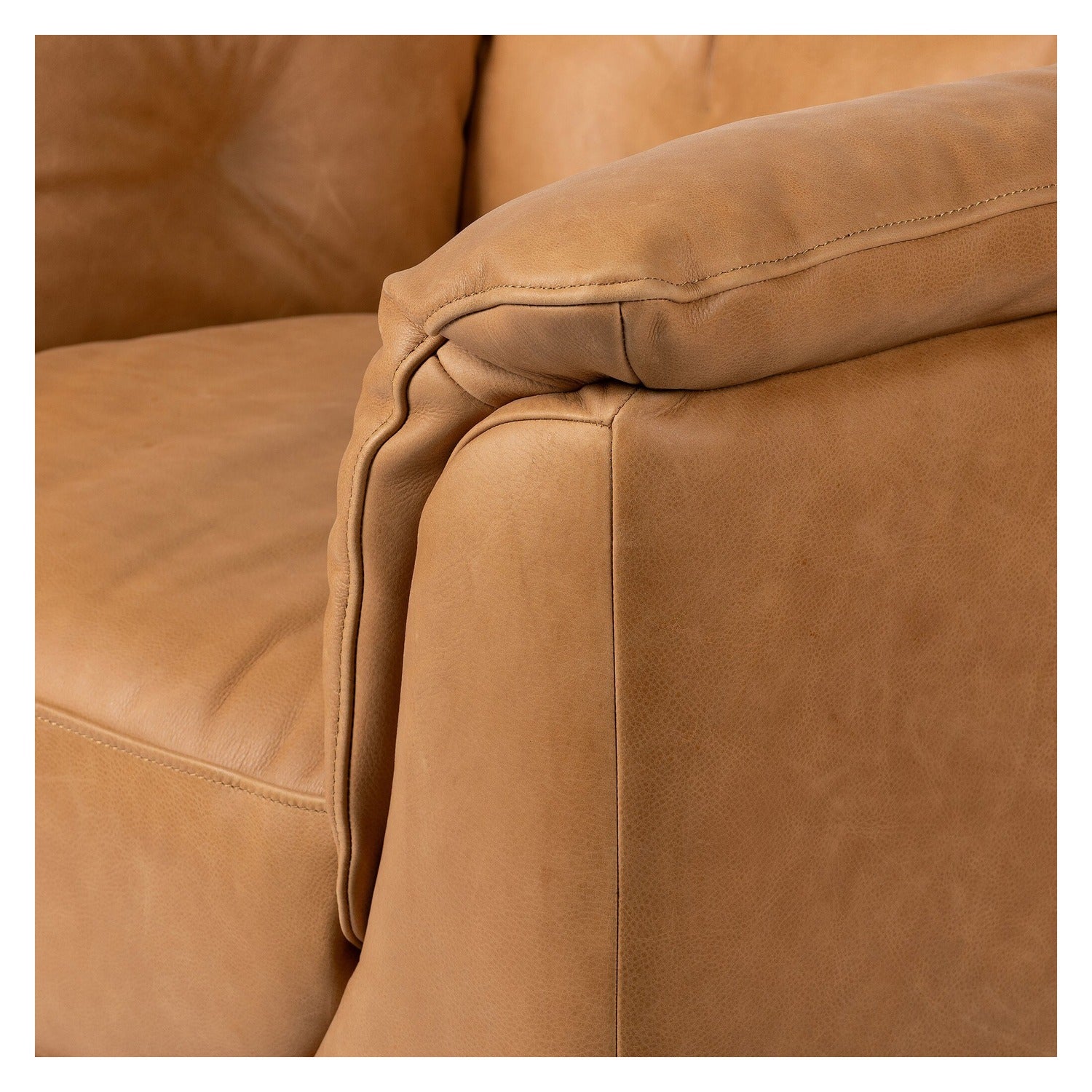 Four Hands Santino Palermo Cognac Swivel Chair