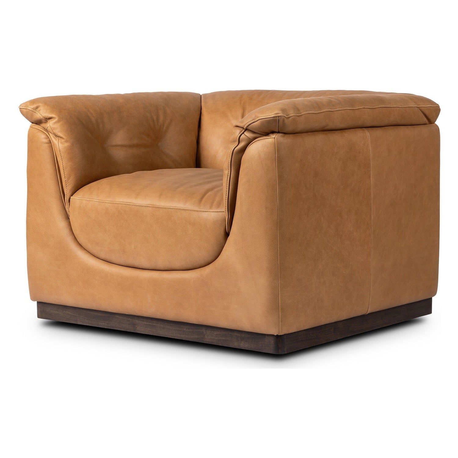 Four Hands Santino Palermo Cognac Swivel Chair