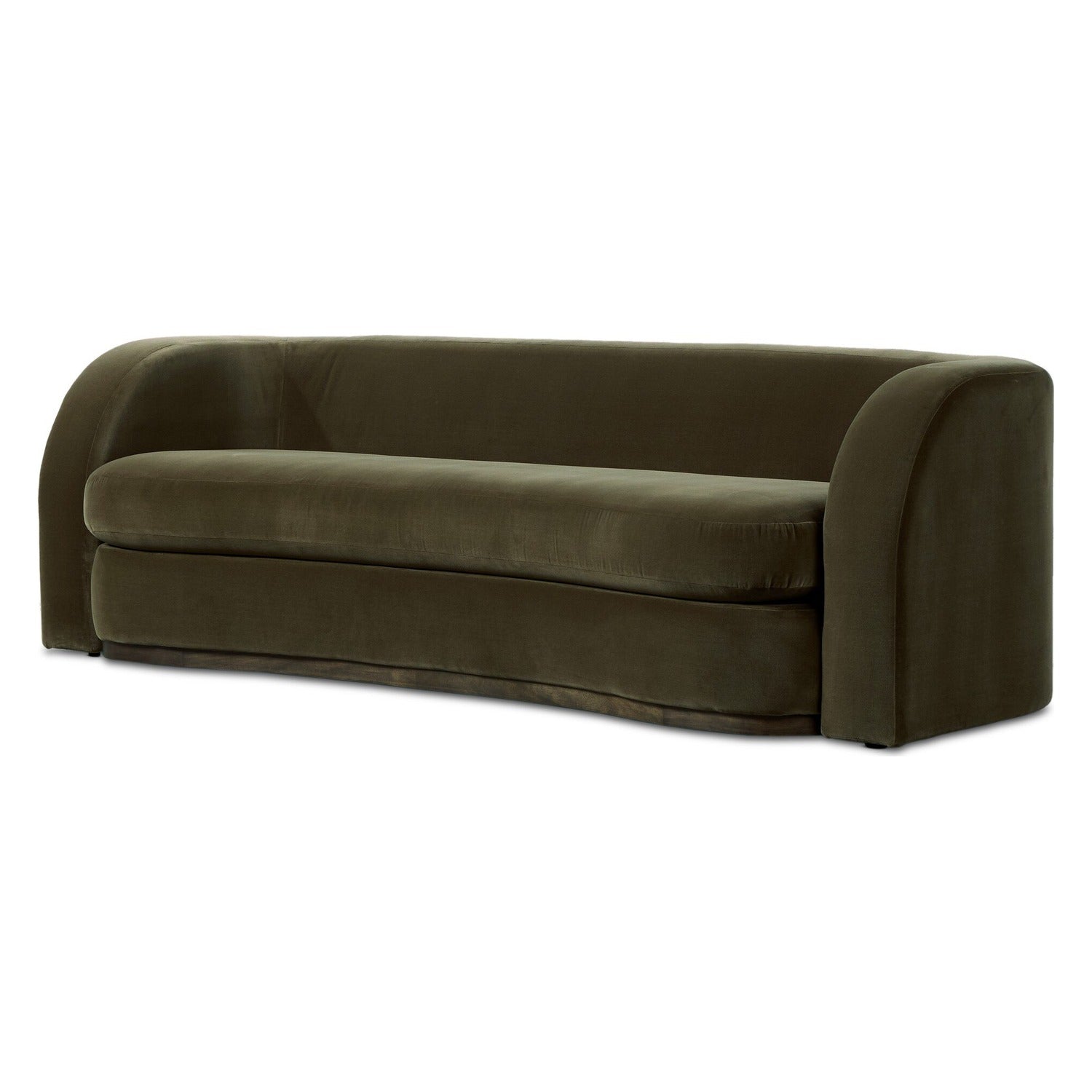 Four Hands Lavera Surrey Olive 99in Sofa