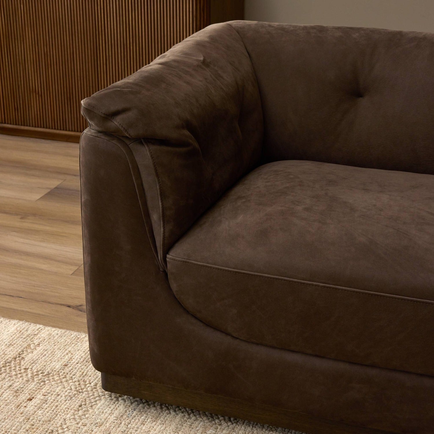 Four Hands Santino Nubuck Cigar Sofa