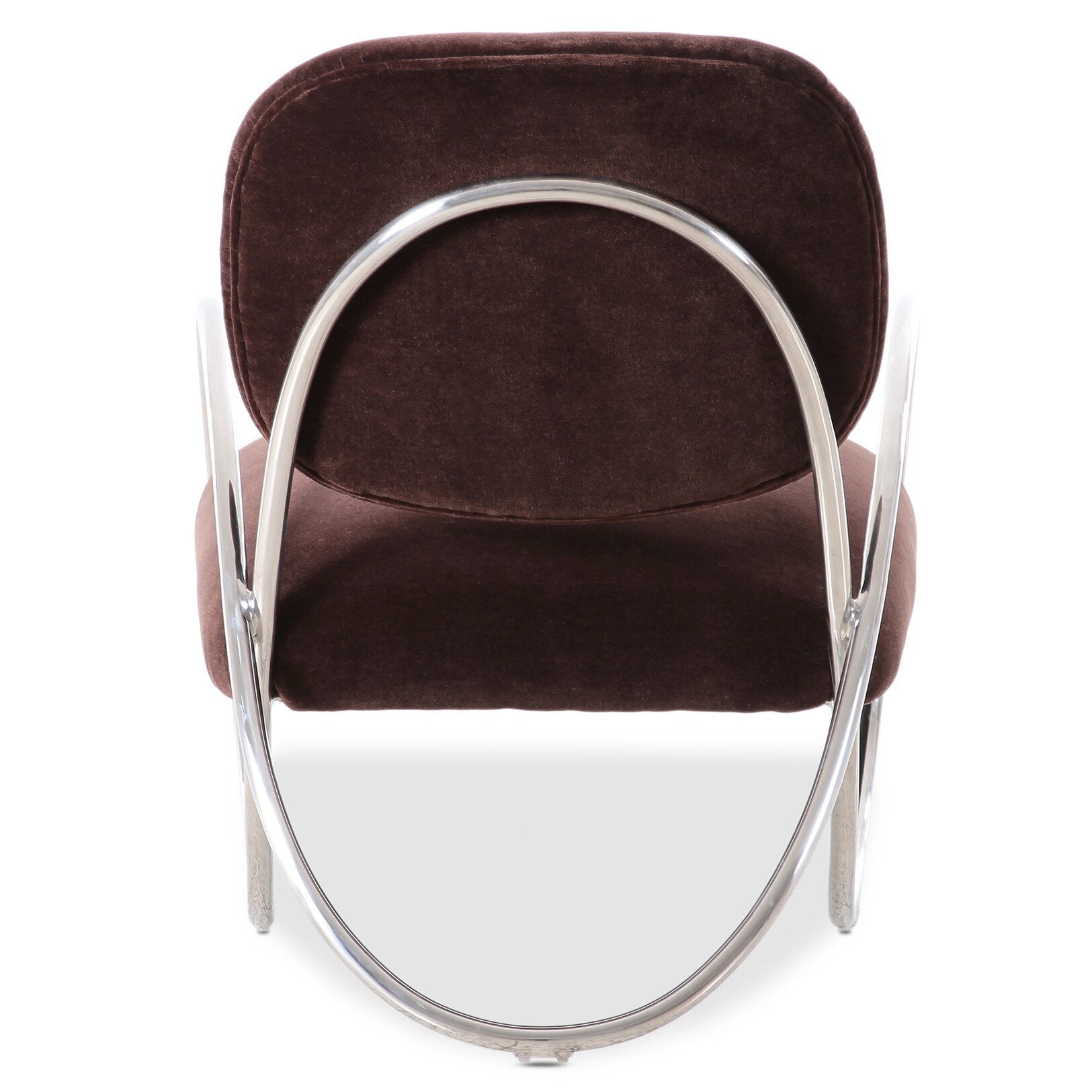 Four Hands Borro Monte Chocolate Chair back view