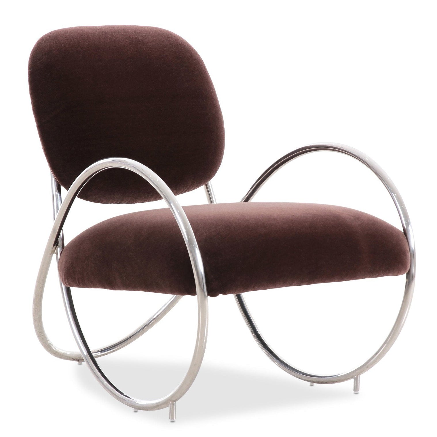Four Hands Borro Monte Chocolate Chair full product view