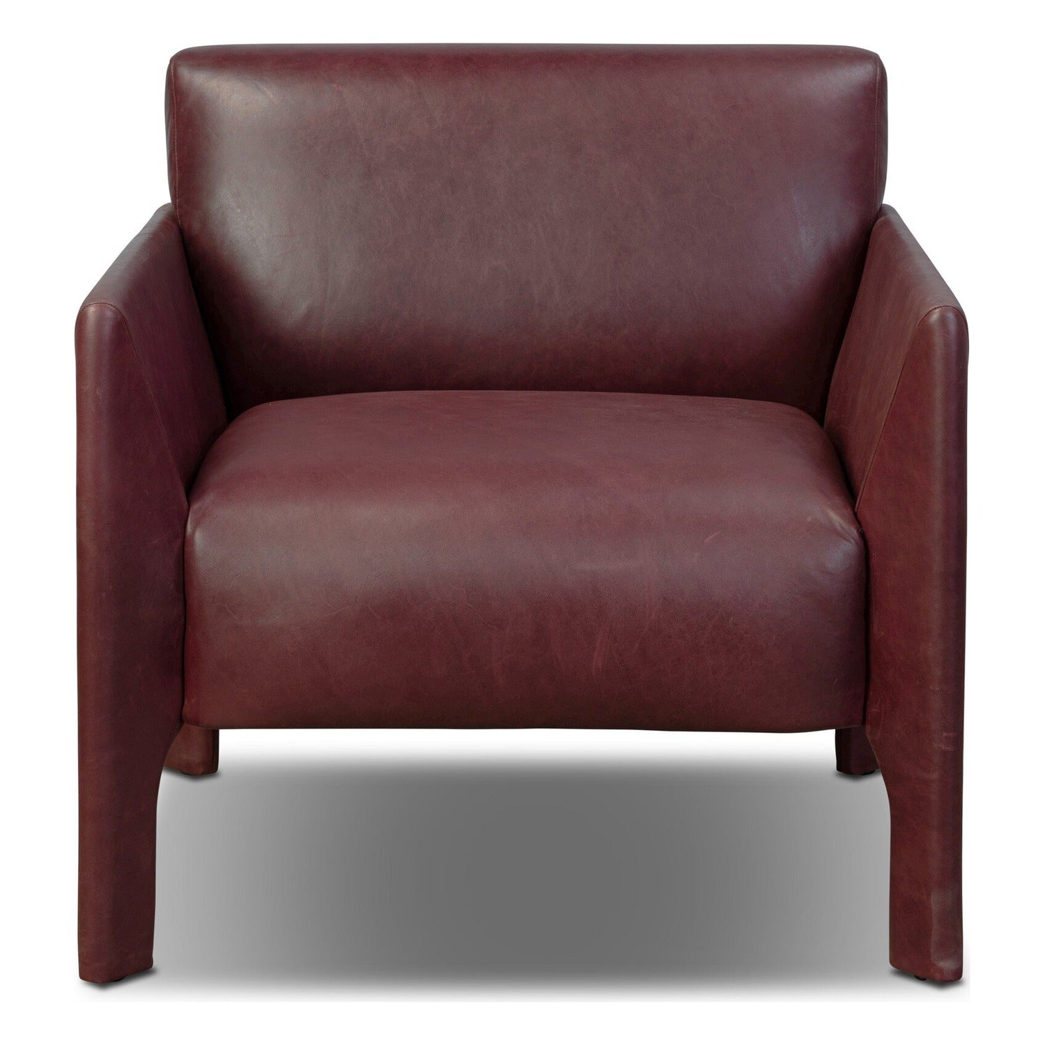 Four Hands Graford Dulane Burgundy Chair
