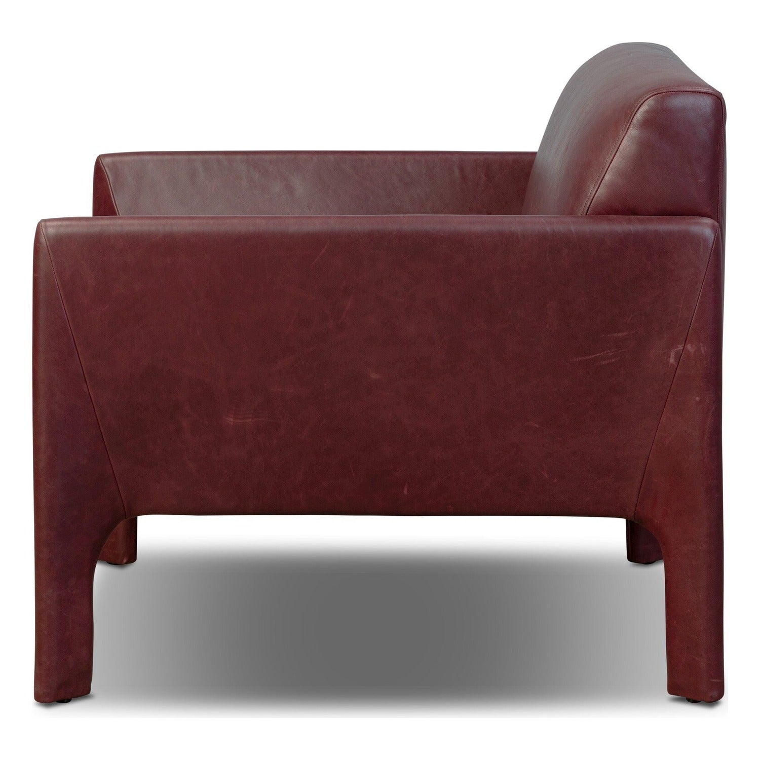 Four Hands Graford Dulane Burgundy Chair