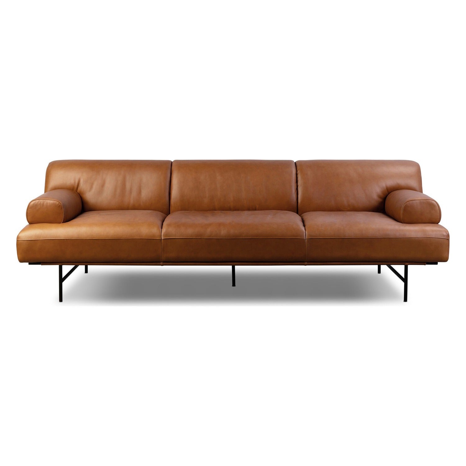 Four Hands Blaine Lorento Cognac 96in Sofa