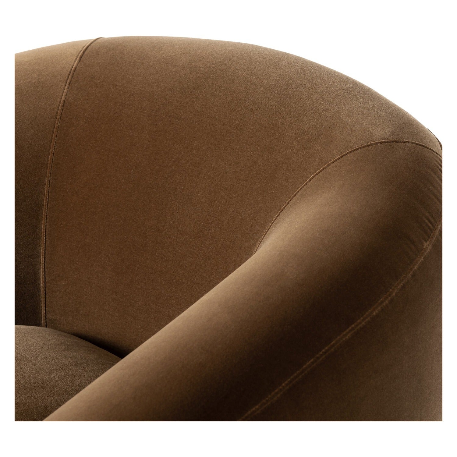 Four Hands Chantal Surrey Ochre Swivel Club Chair