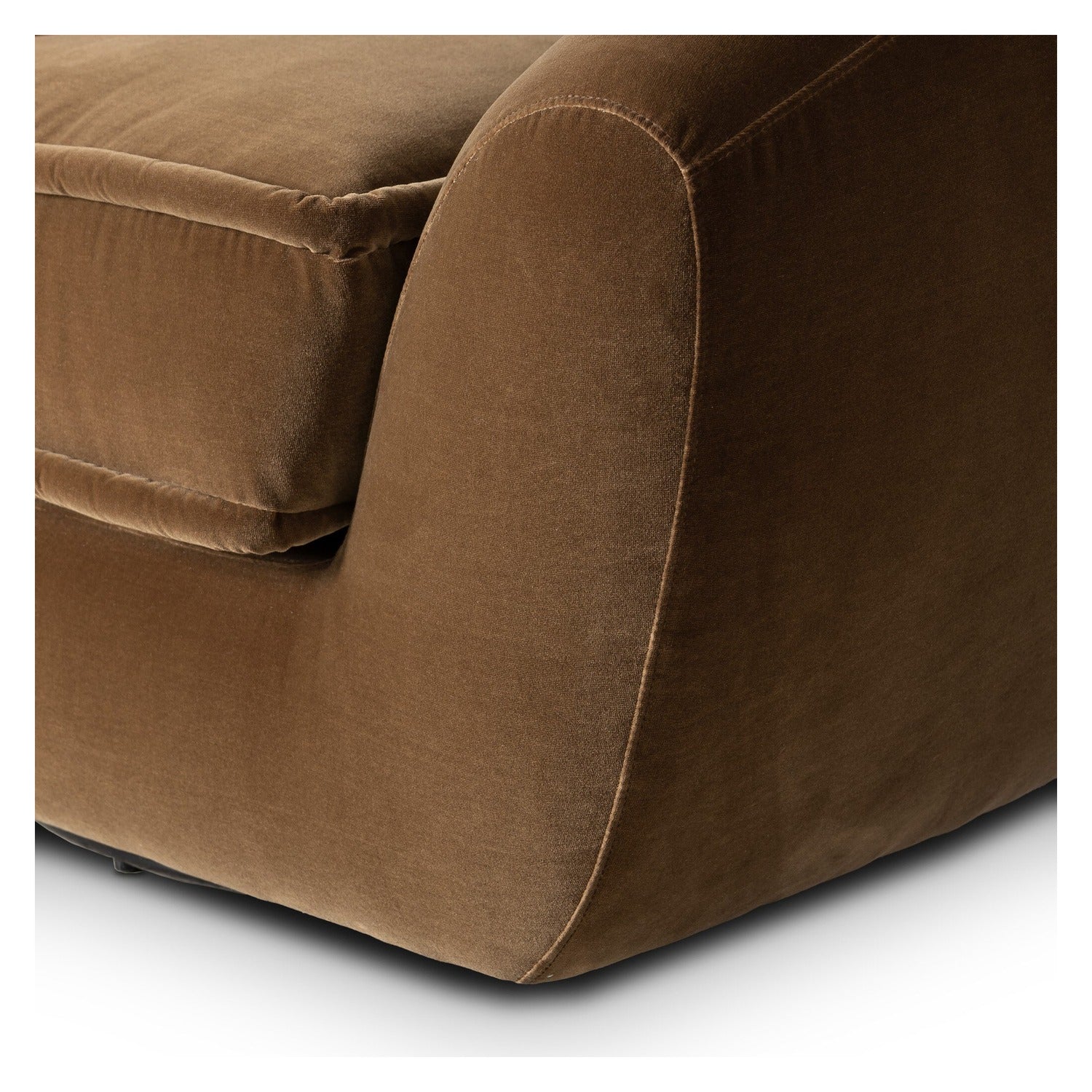 Four Hands Chantal Surrey Ochre Swivel Club Chair