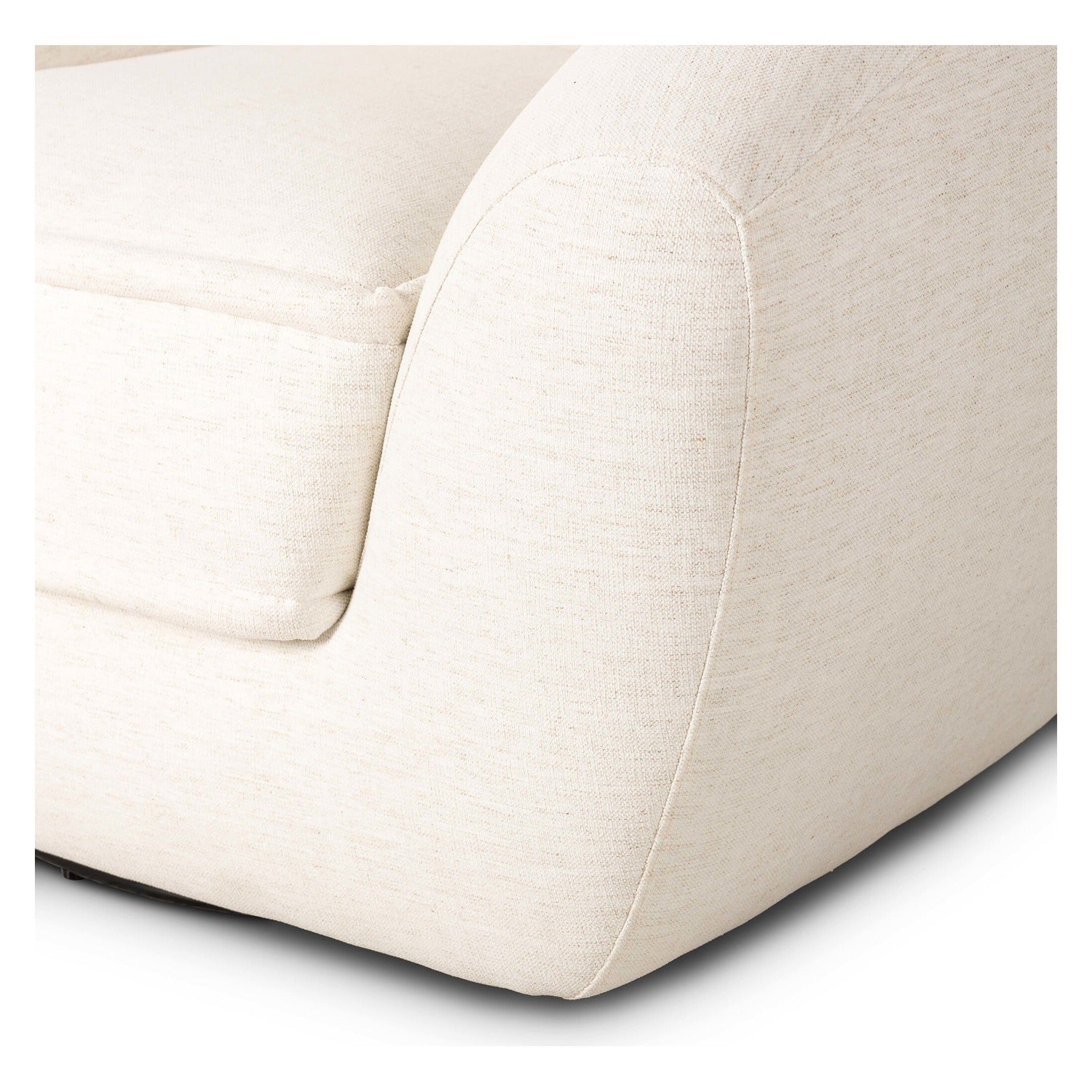 Four Hands Chantal Crypton Nomad Snow Swivel Club Chair