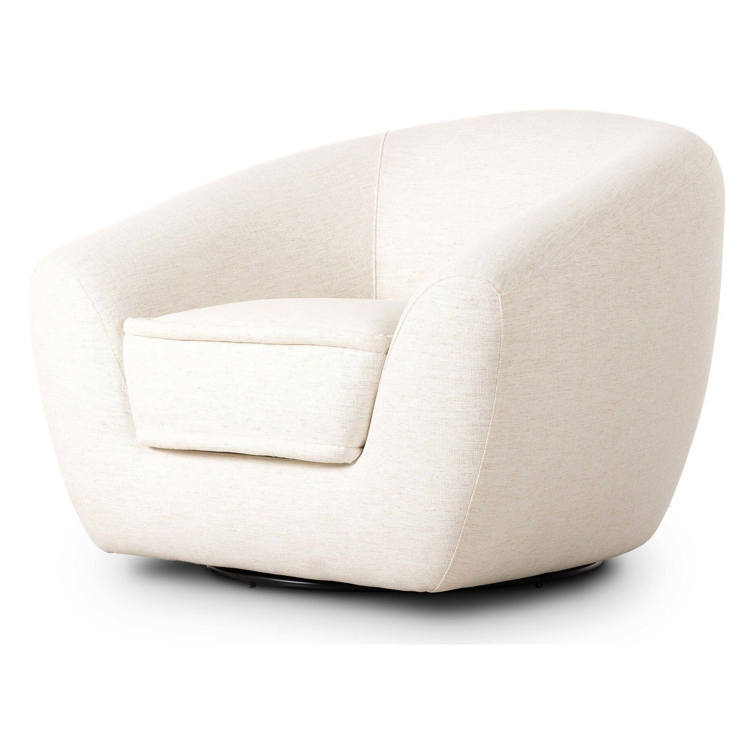 Four Hands Chantal Crypton Nomad Snow Swivel Club Chair
