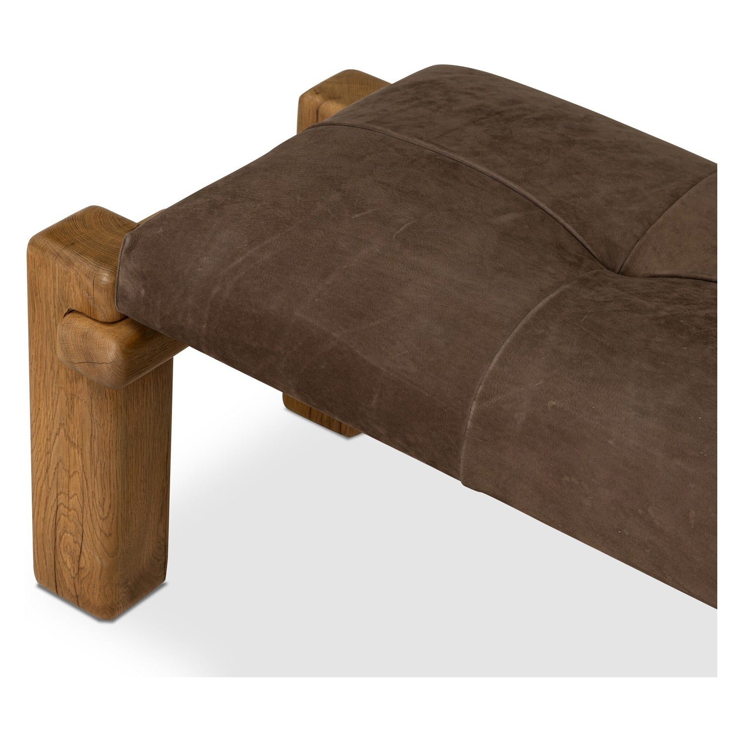 Four Hands Marcia Nubuck Cigar Accent Bench