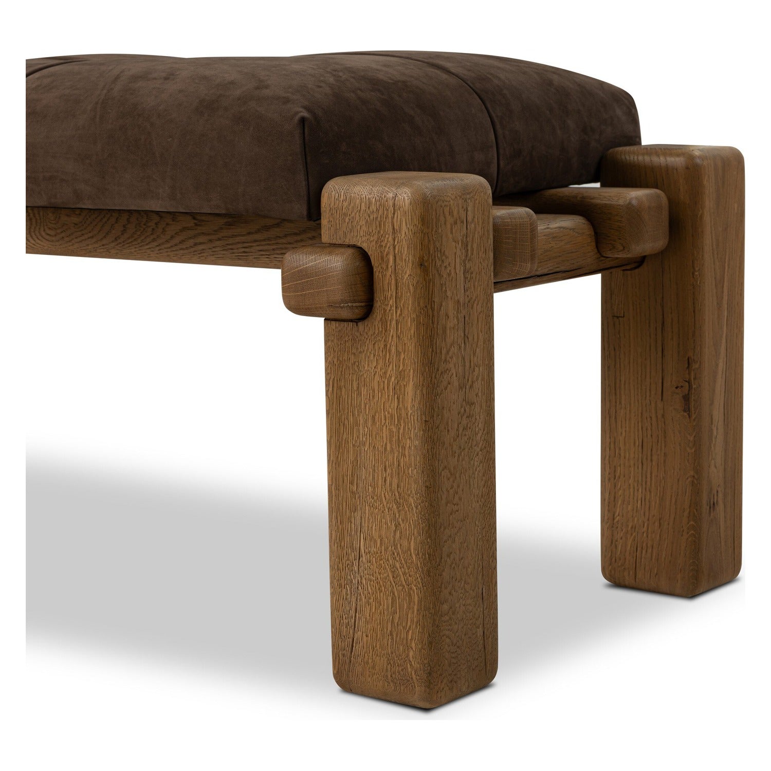 Four Hands Marcia Nubuck Cigar Accent Bench
