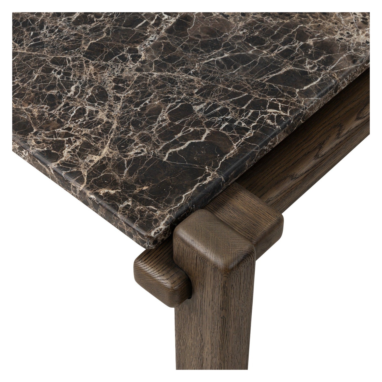 Four Hands Marcia Brown Emperador Marble Square Coffee Table