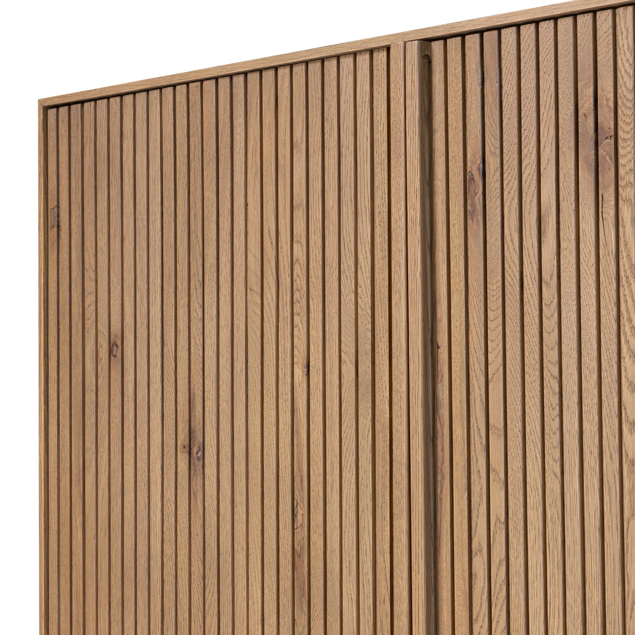 Four Hands Leo Rustic Light Natural Oak Cabinet - detail view 5