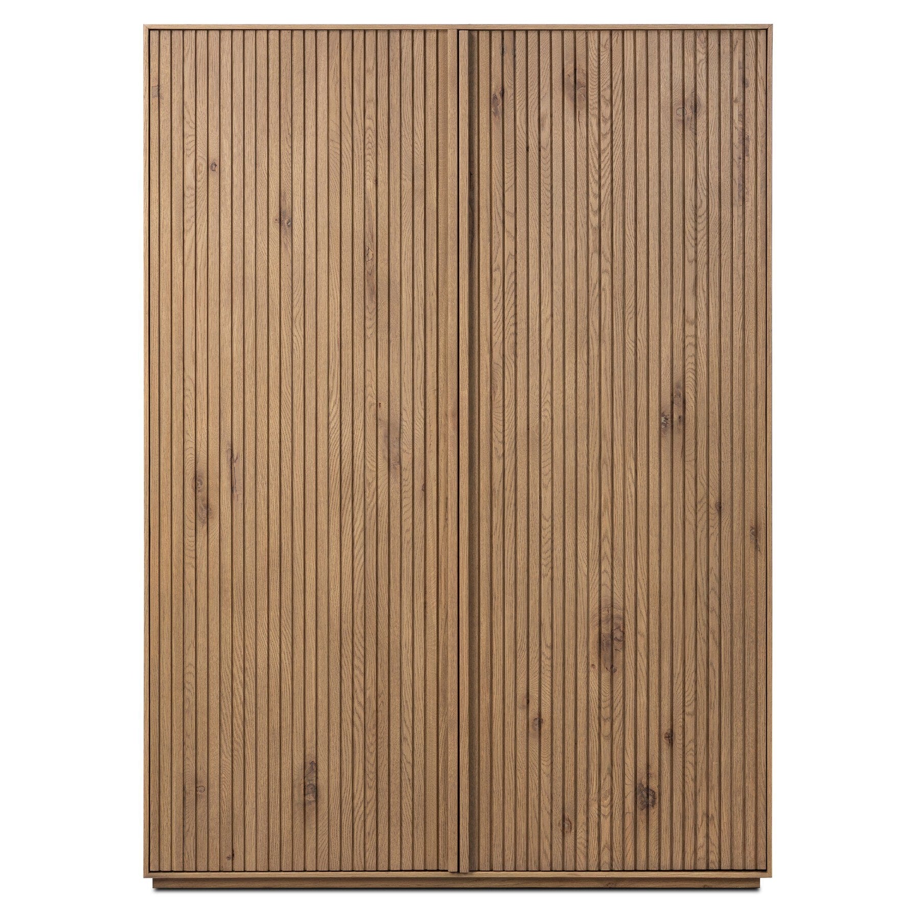 Four Hands Leo Rustic Light Natural Oak Cabinet - front view