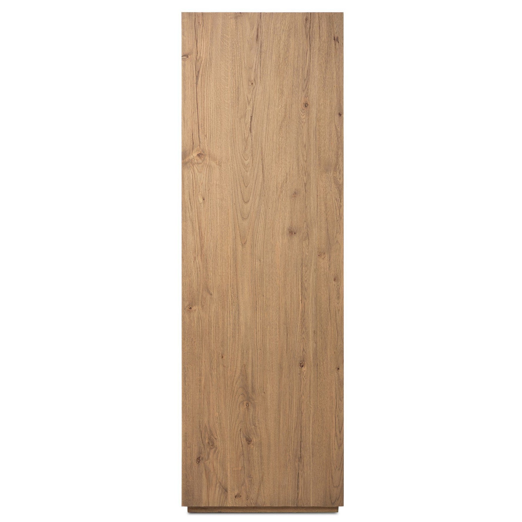 Four Hands Leo Rustic Light Natural Oak Cabinet - side profile