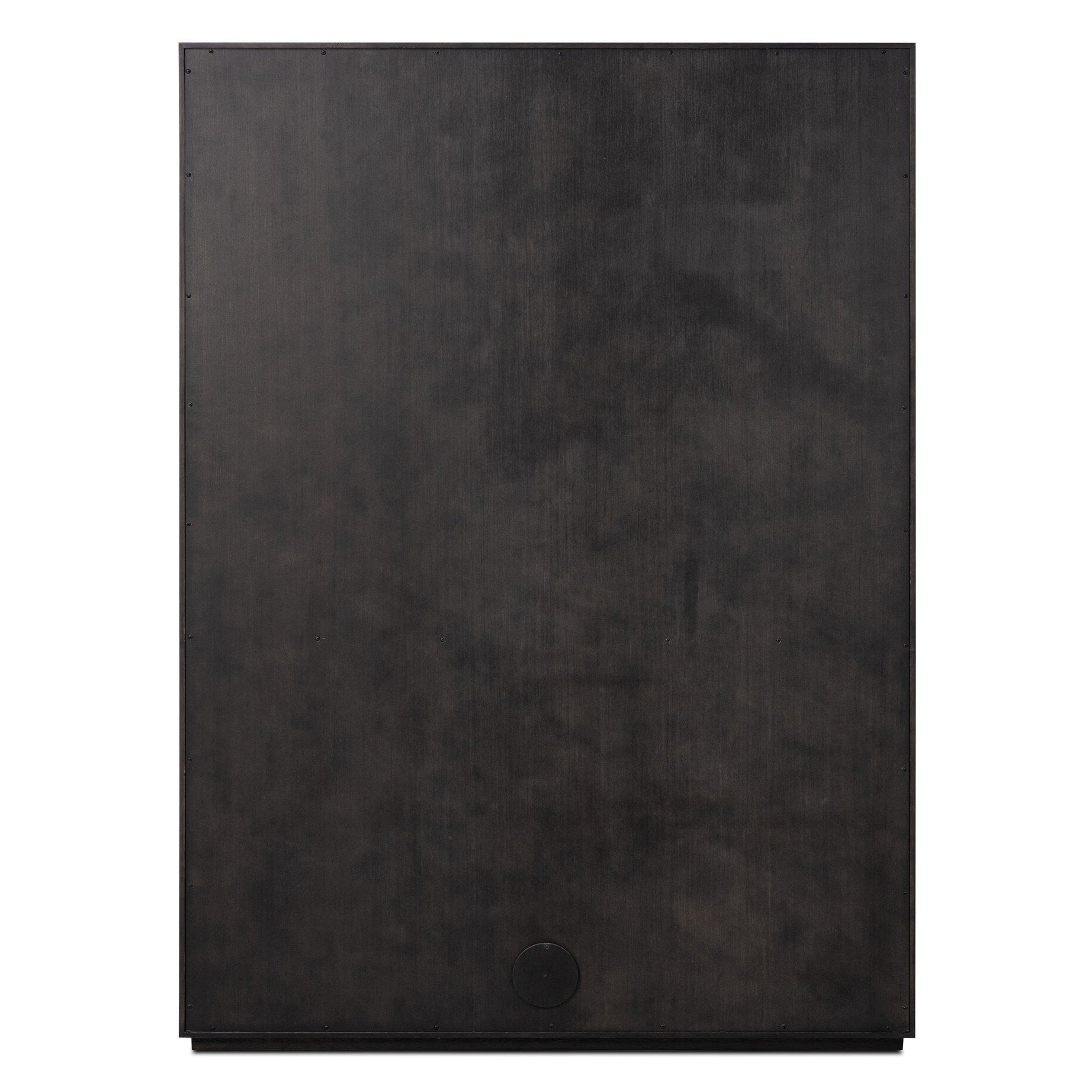 Four Hands Leo Smoked Black Cabinet - back view