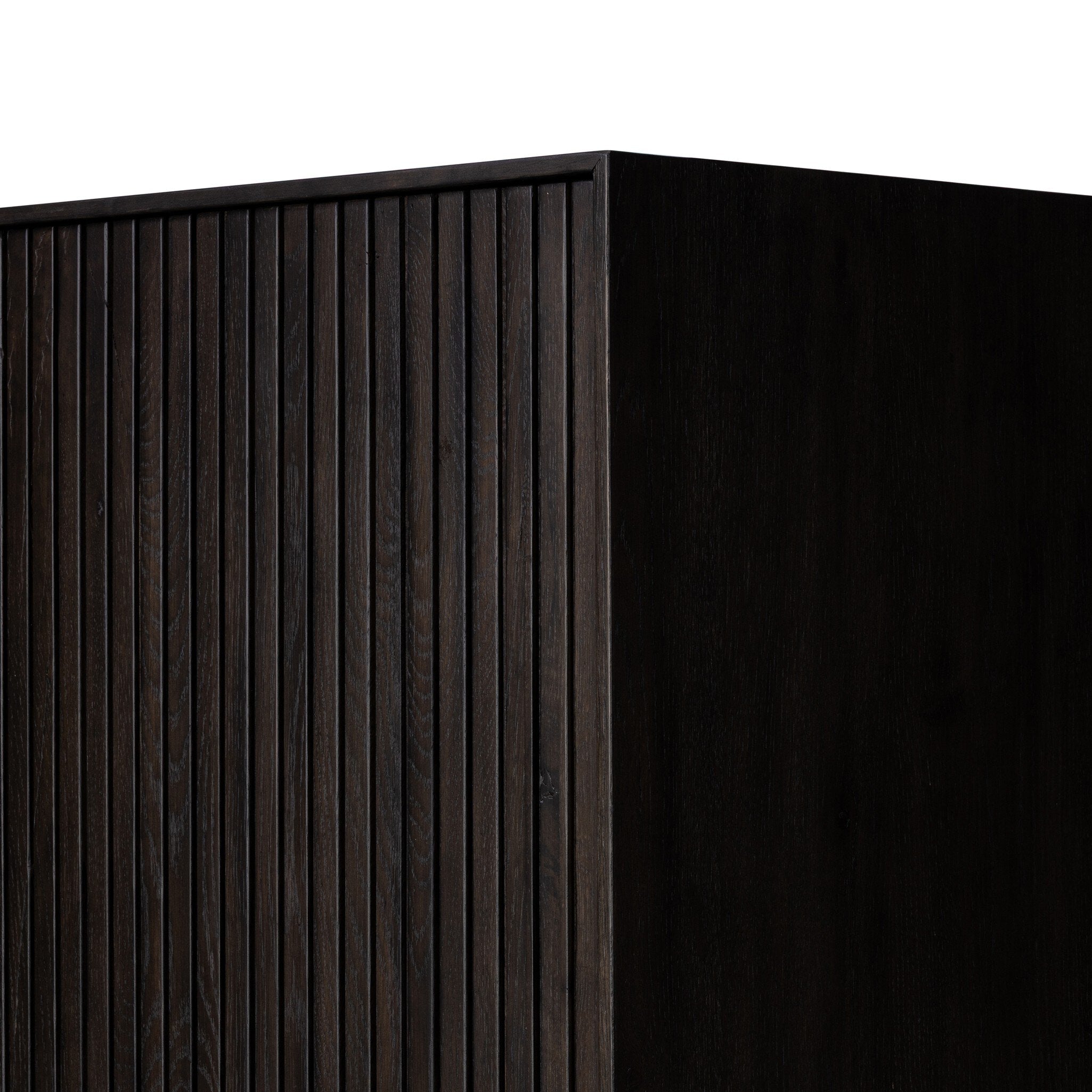 Four Hands Leo Smoked Black Cabinet - detail view 2