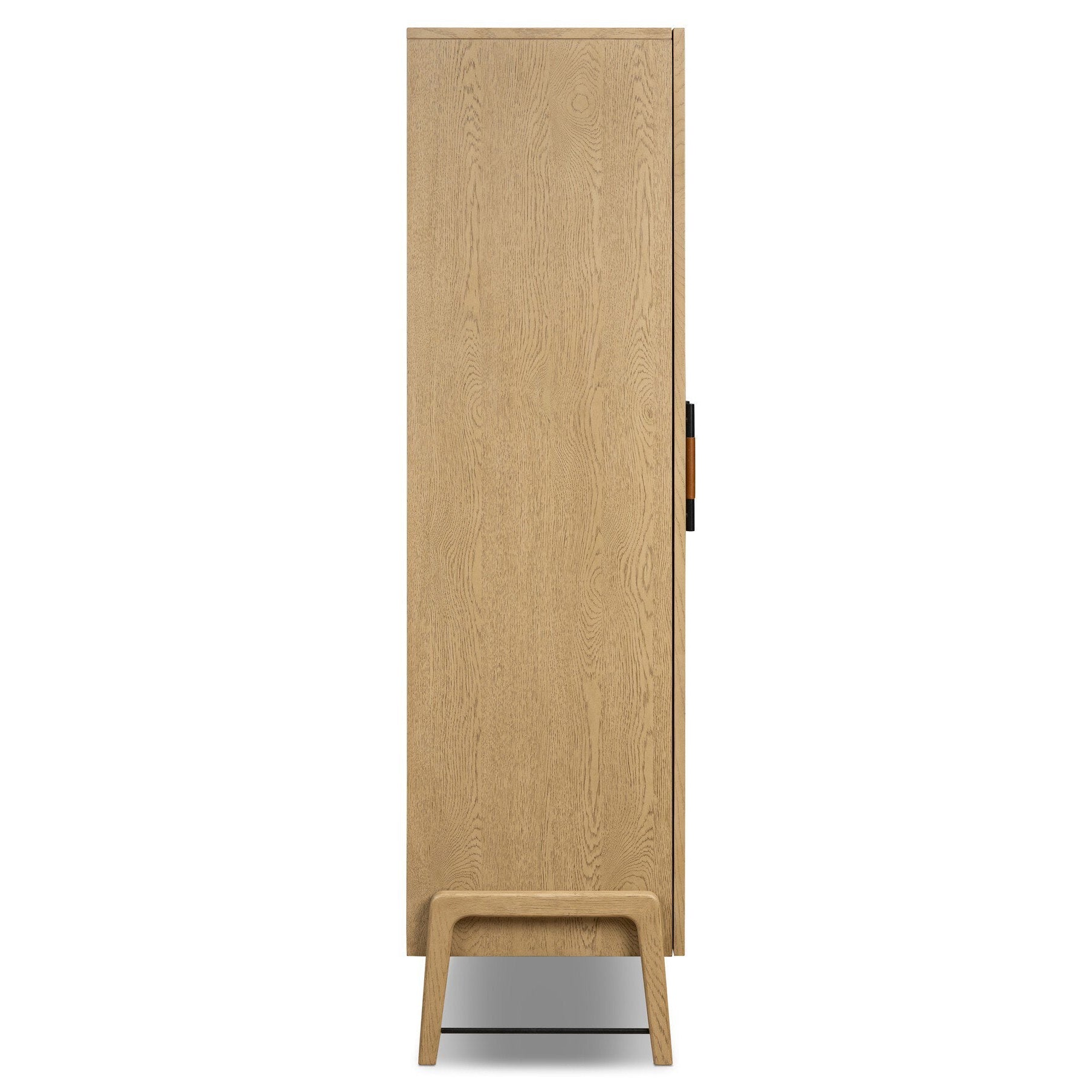 Four Hands Rosedale Yucca Oak Cabinet - side profile