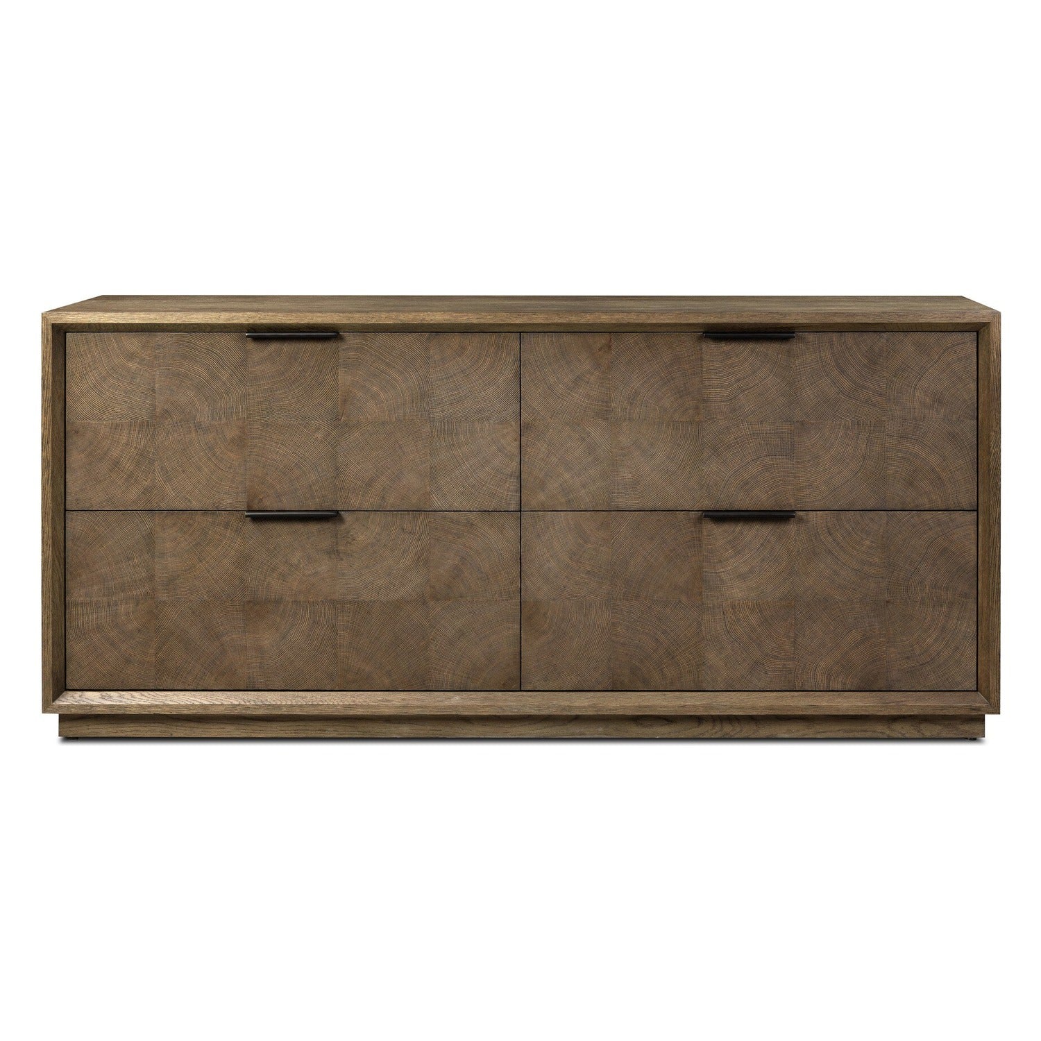 Four Hands Salta Brown Oak 4 Drawer Dresser