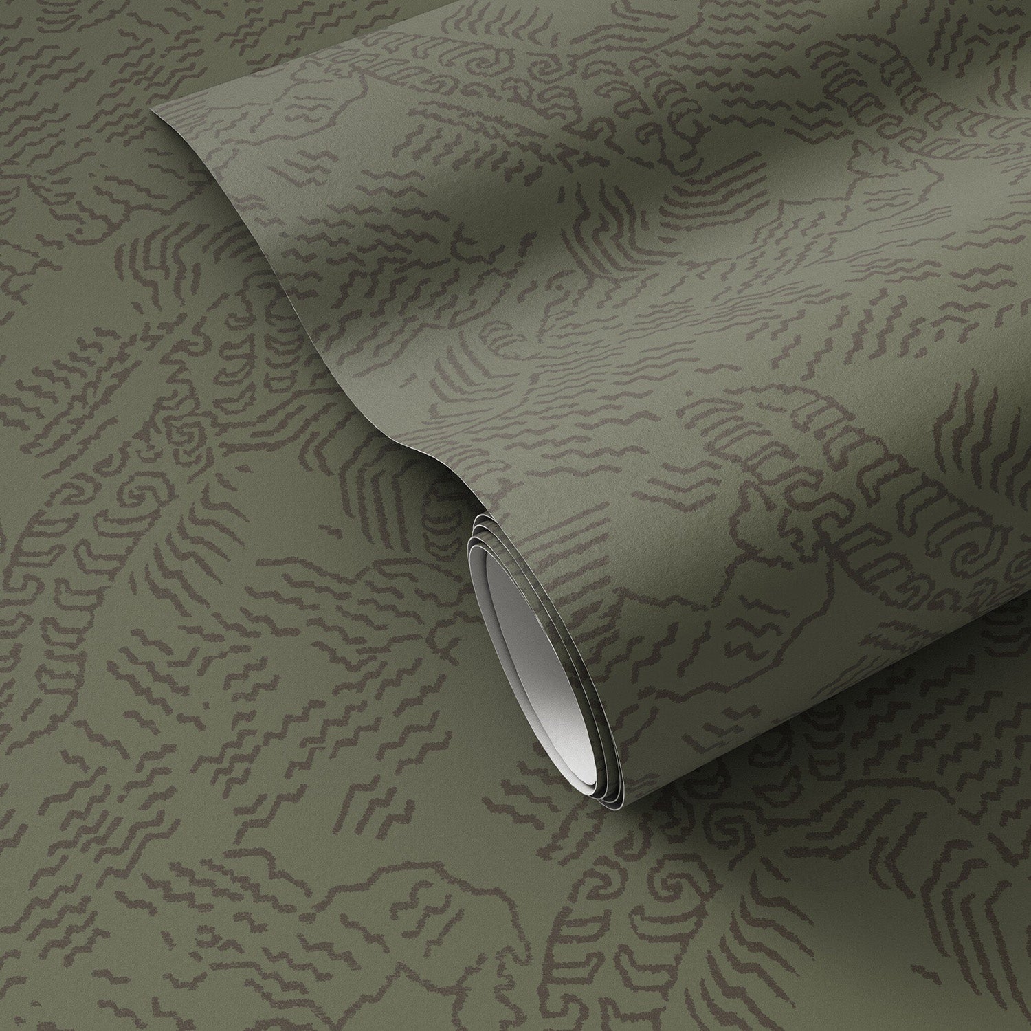 Four Hands Art Studio Balkan Olive Night II Wallpaper