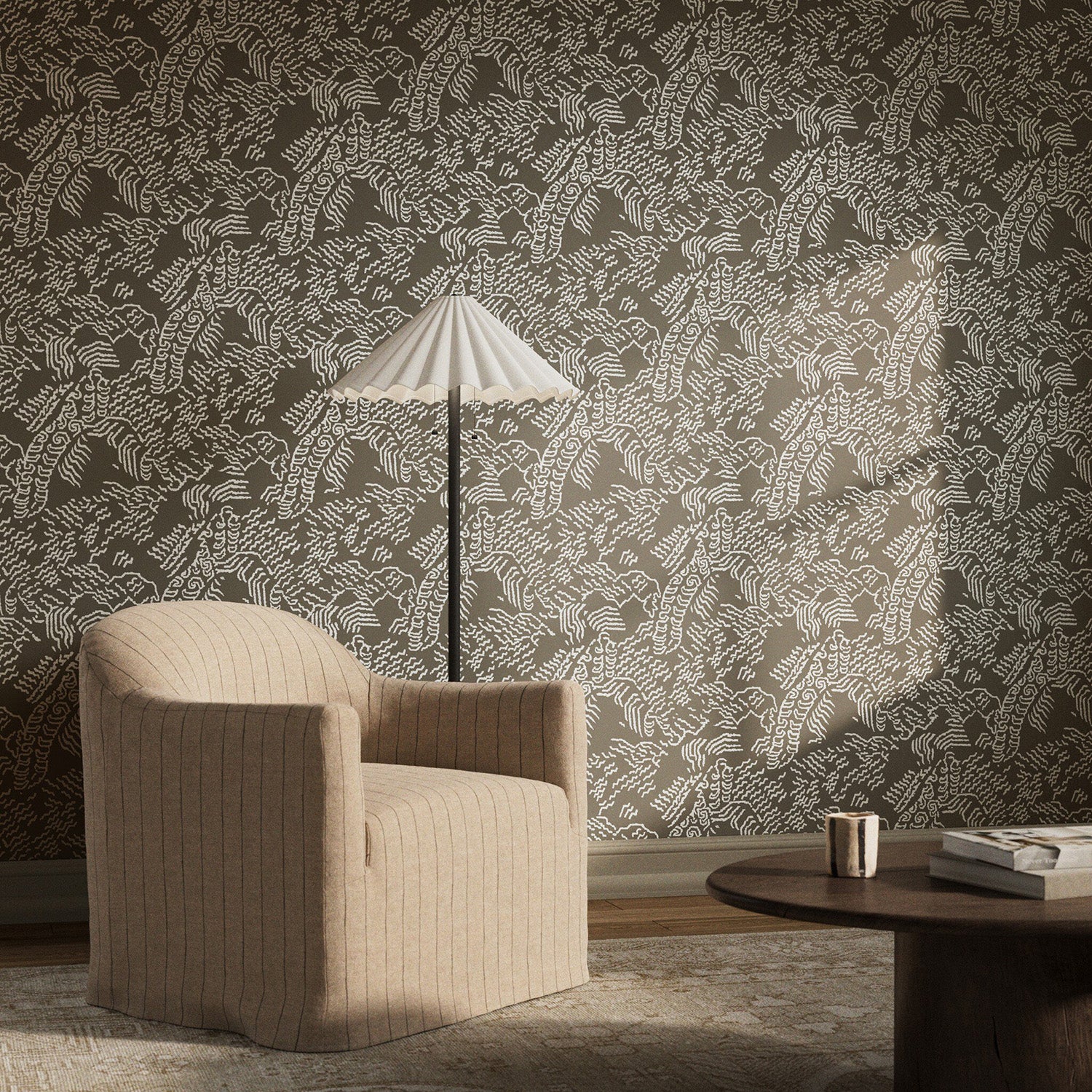 Four Hands Art Studio Balkan Olive I Wallpaper