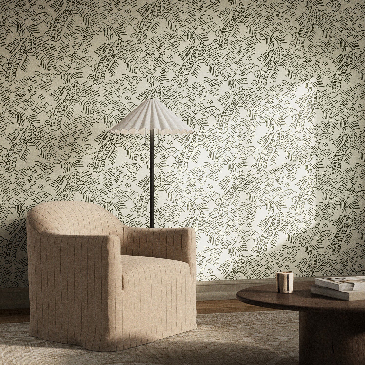 Four Hands Art Studio Balkan Olive II Wallpaper