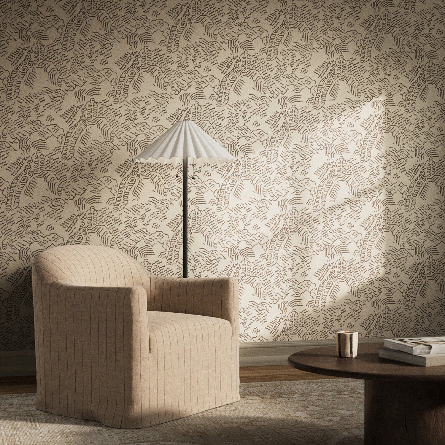 Four Hands Art Studio Balkan Taupe II Wallpaper