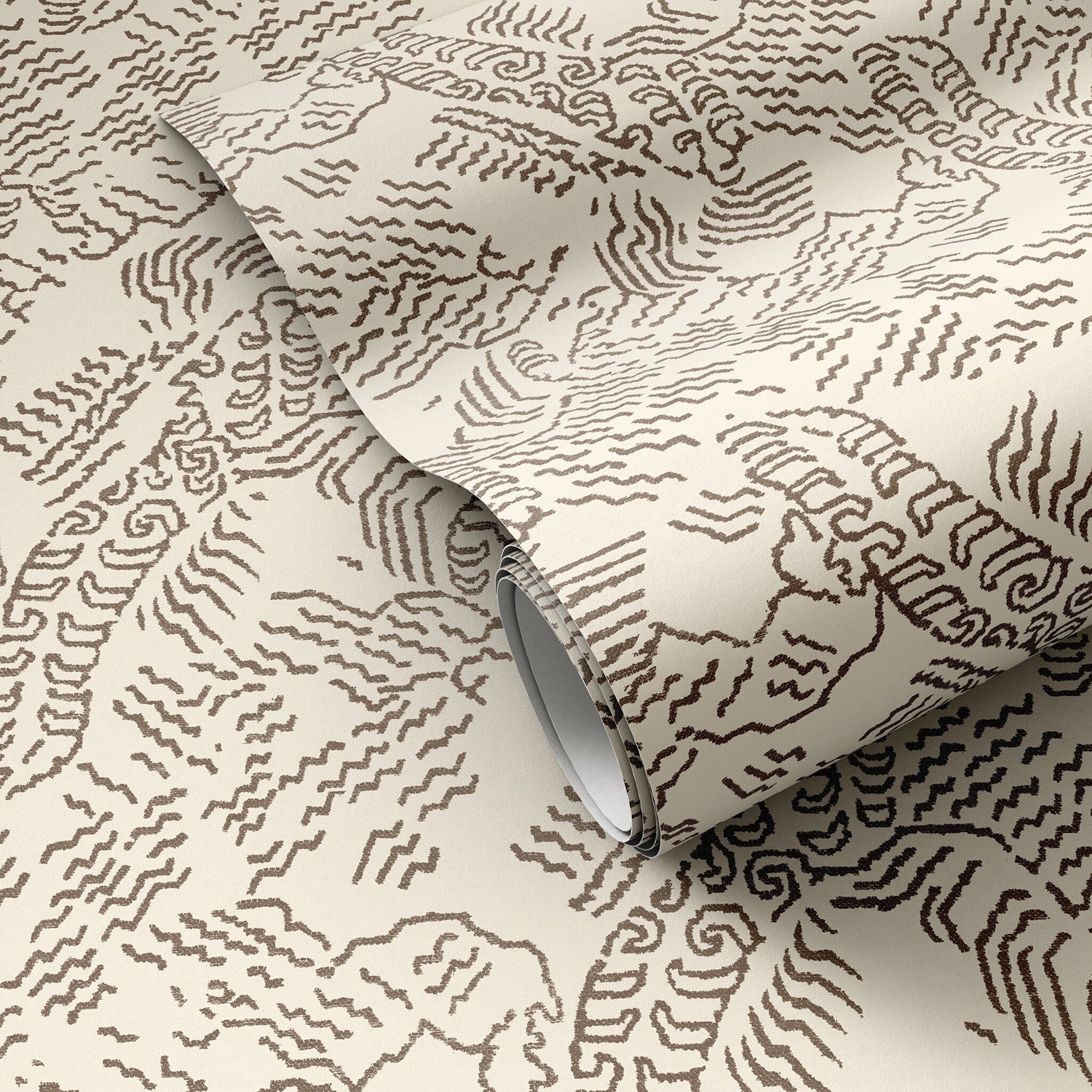 Four Hands Art Studio Balkan Taupe II Wallpaper