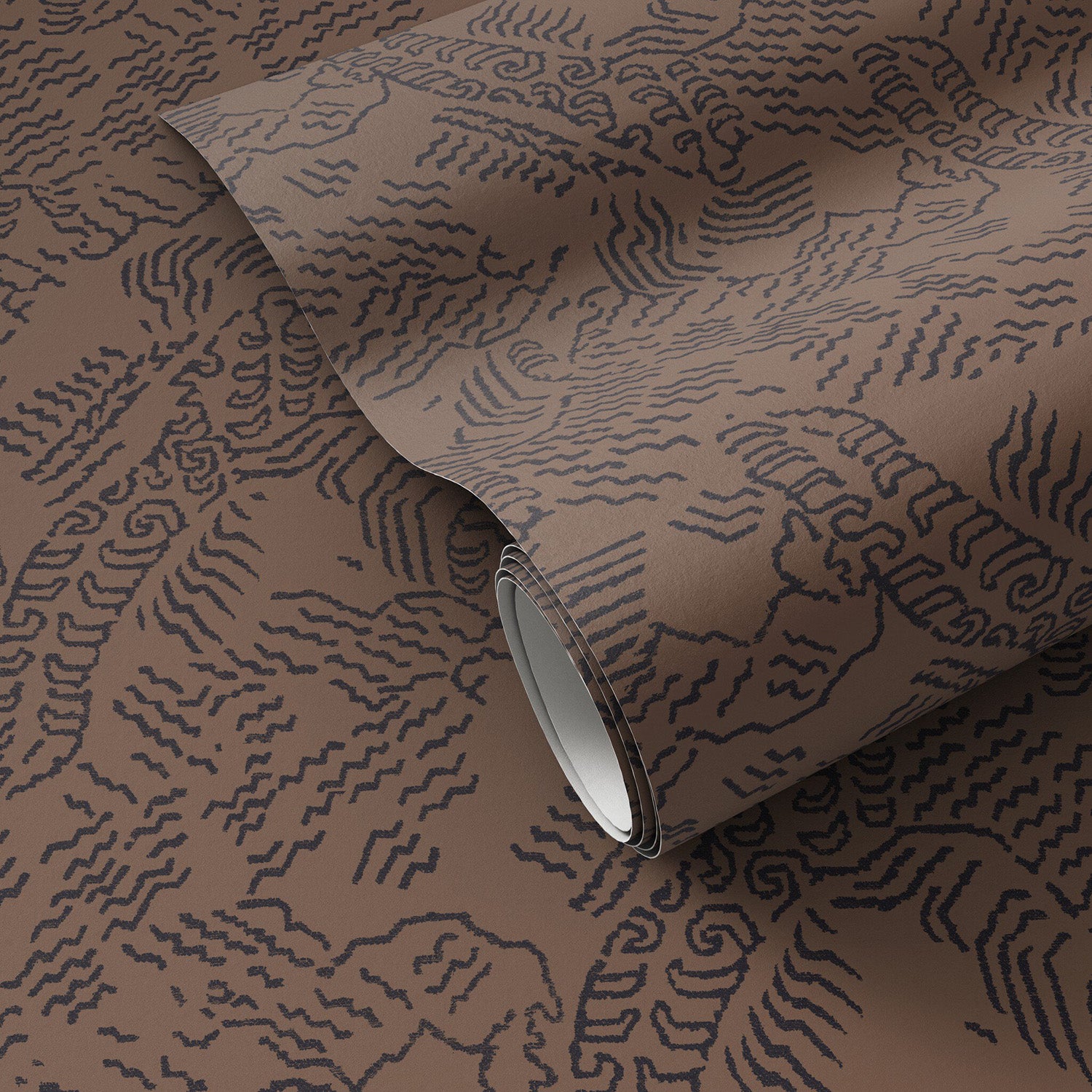 Four Hands Art Studio Balkan Black & Tan II Wallpaper