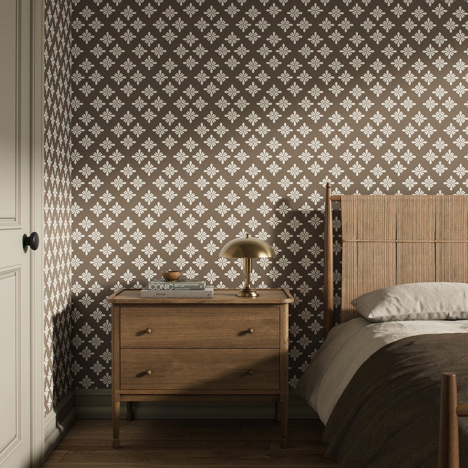 Getty Images x Four Hands Conspectus Taupe I Wallpaper