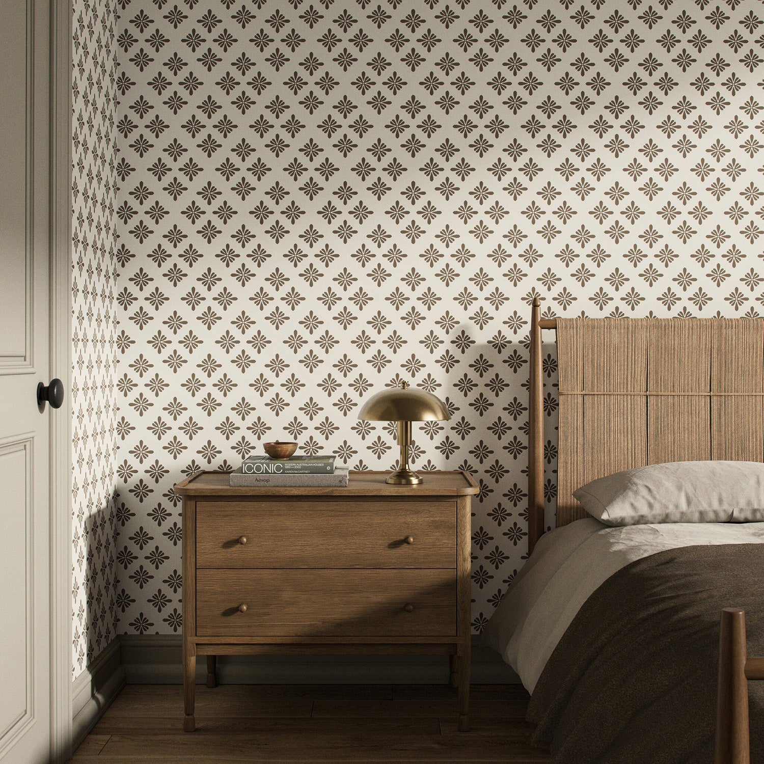 Getty Images x Four Hands Conspectus Taupe II Wallpaper