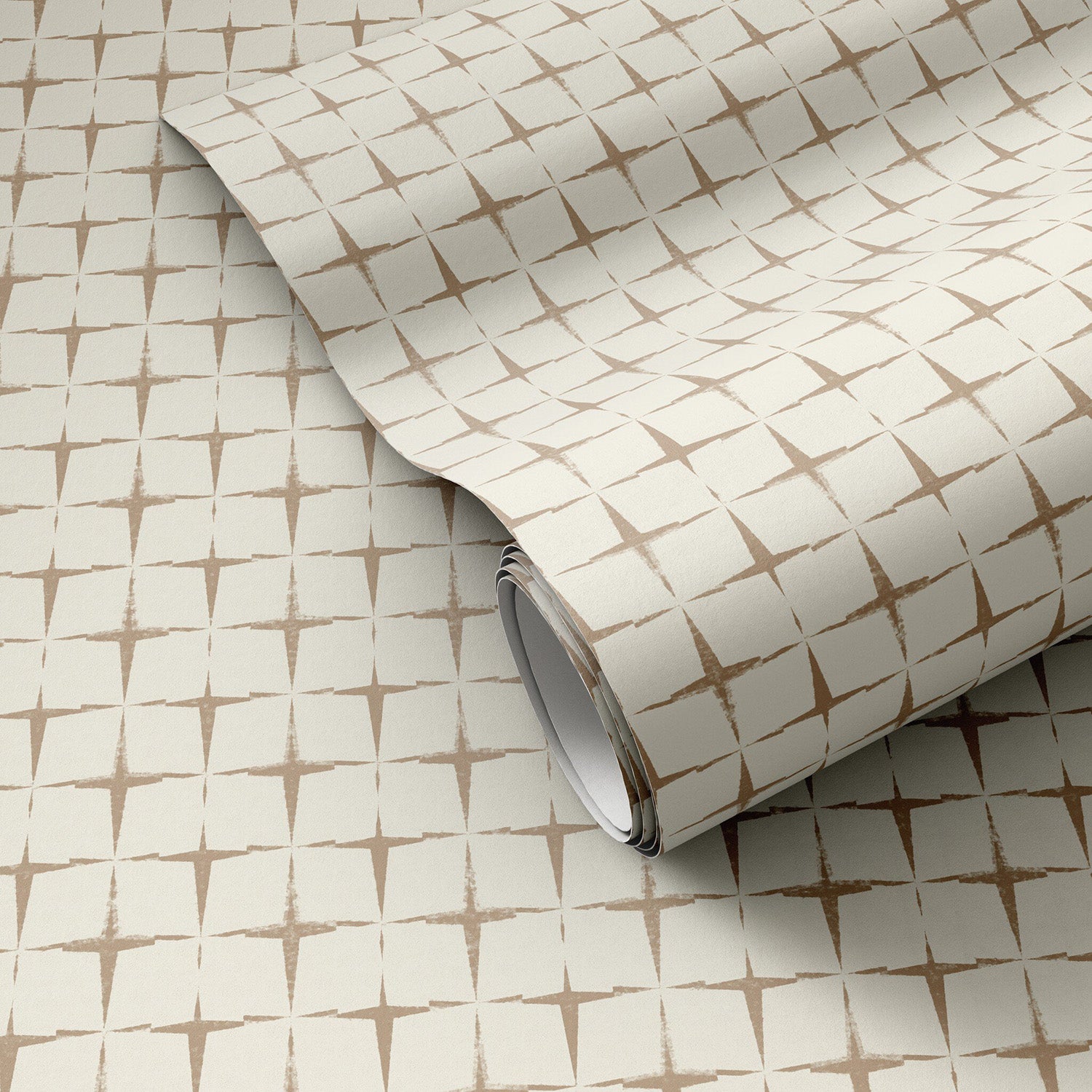 Getty Images x Four Hands Blocking Tan II Wallpaper